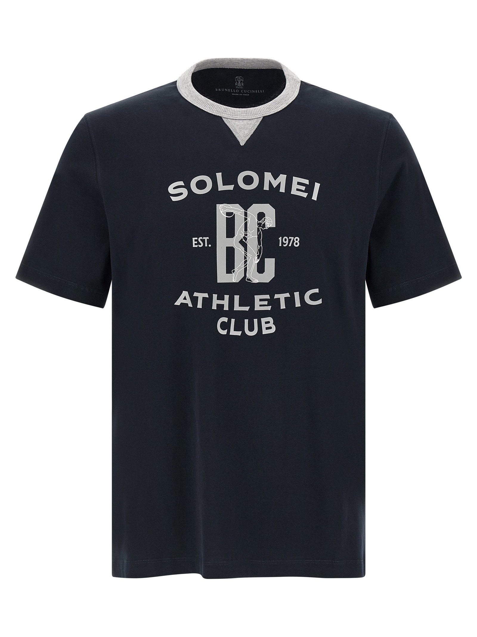 Brunello Cucinelli Printed T-shirt – 100% cotton