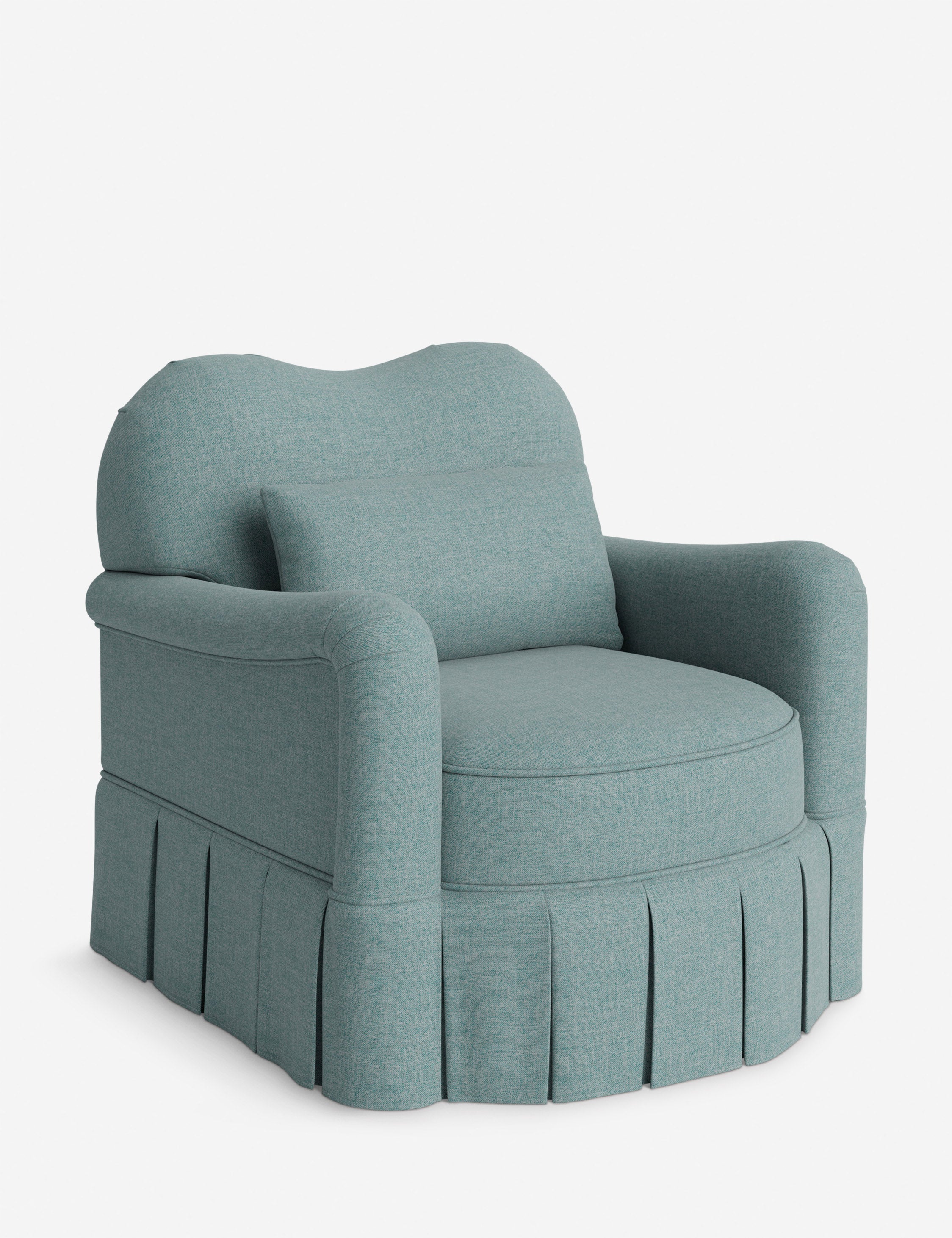 Lulu and Georgia Middleton Skirted Accent Chair by Ginny Macdonald - view 187