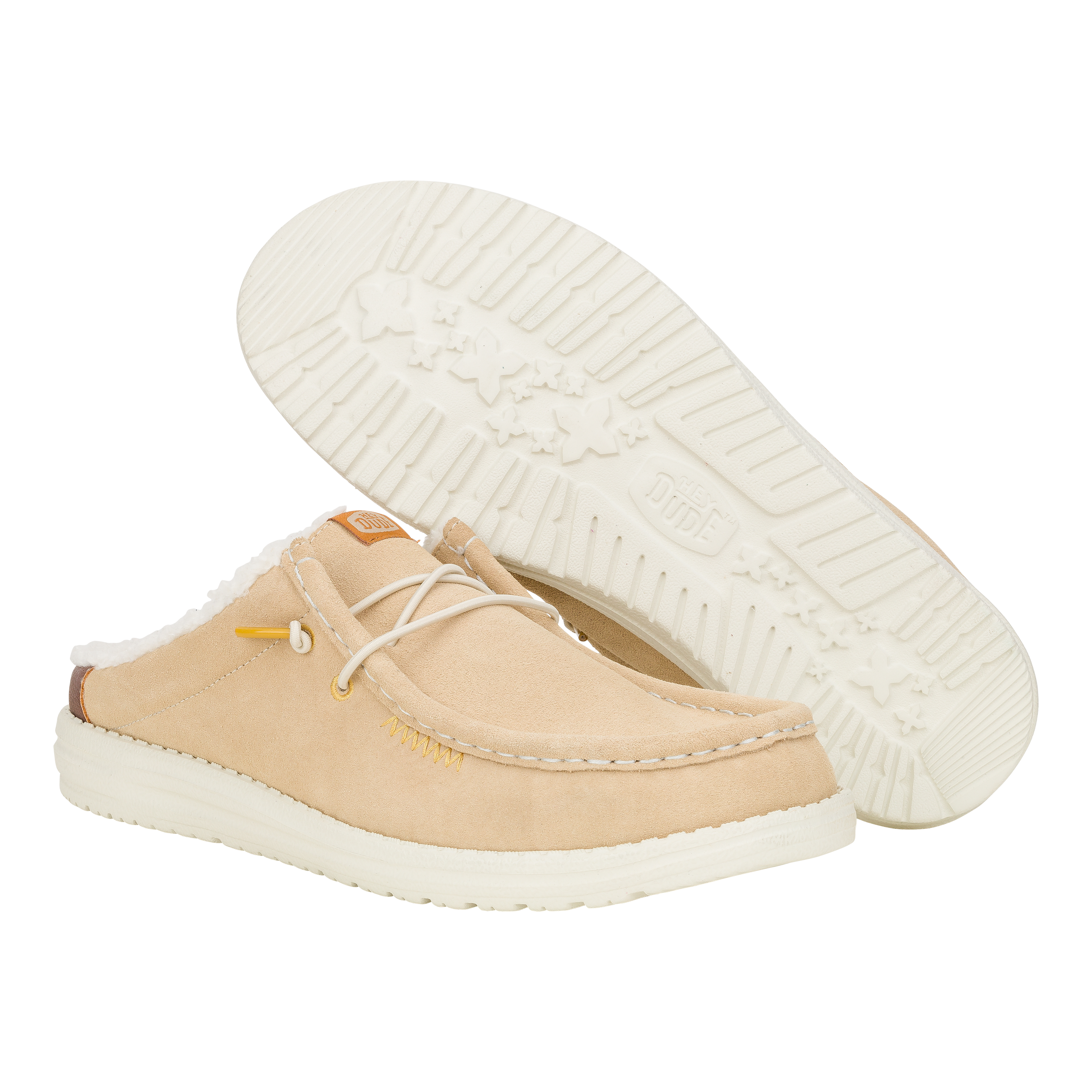 HEYDUDE shoes Wally Slip Warmth - Cream – Men's - view 3
