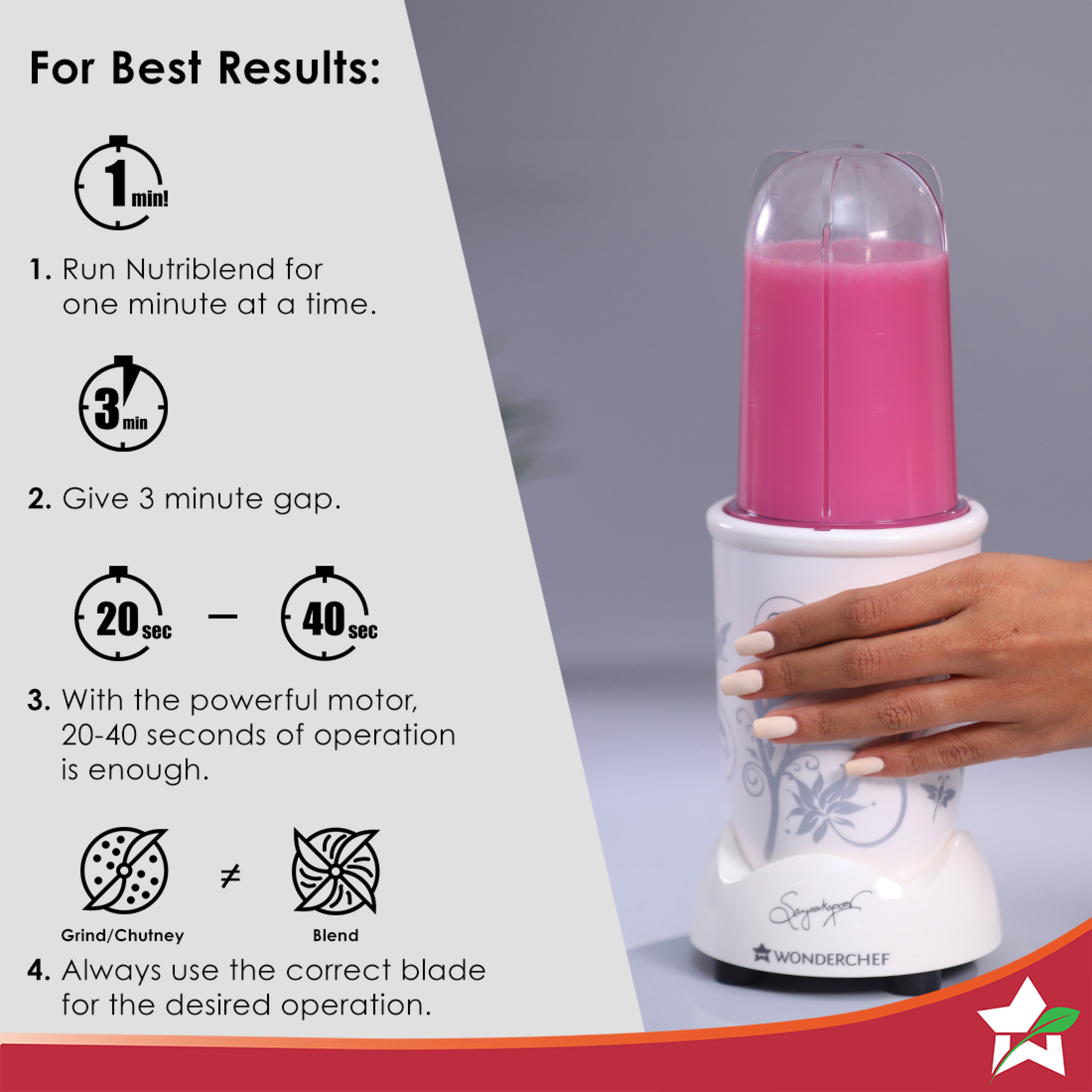 Nutri-blend Juicer, Mixer, Grinder, Blender by blacktree - view 7