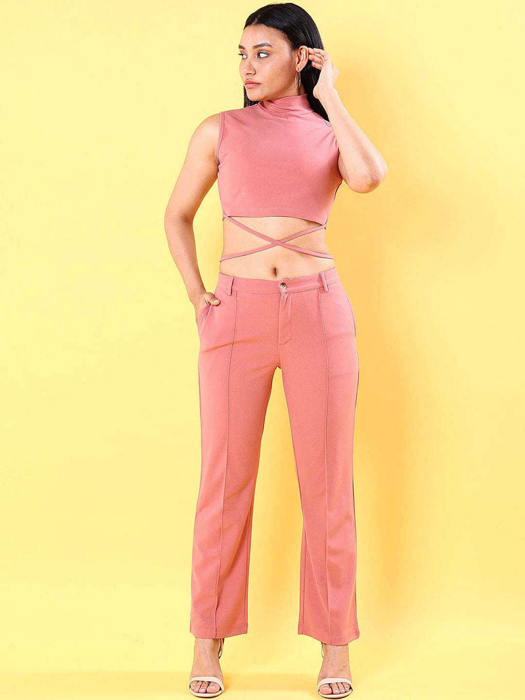Freehand By The Indian Garage Co Women Tie Up Co-Ord Set
