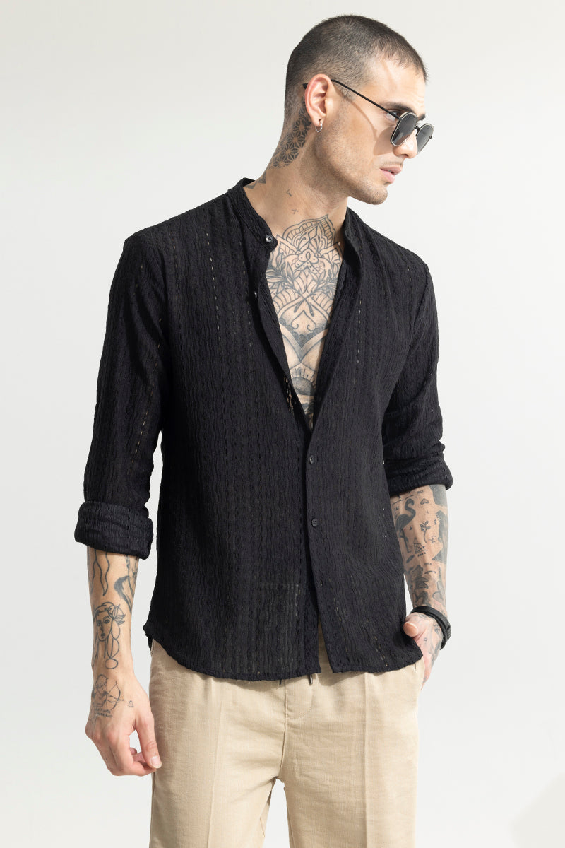 SNITCH CraftedCanvas Black Shirt