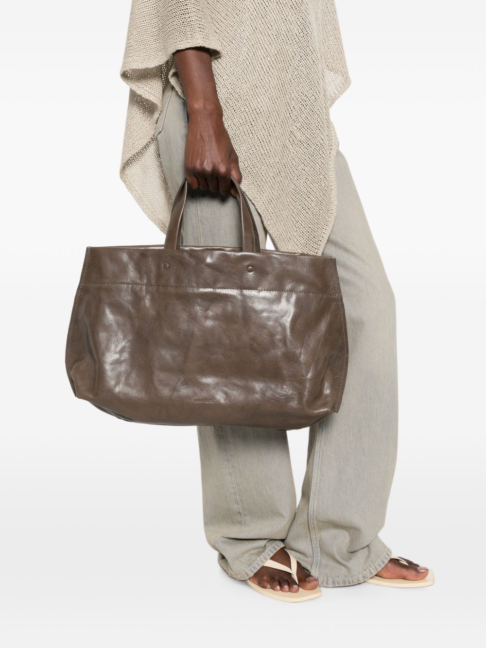 Lihann George Elli Leather Tote – Calf  Leather 100% - view 2
