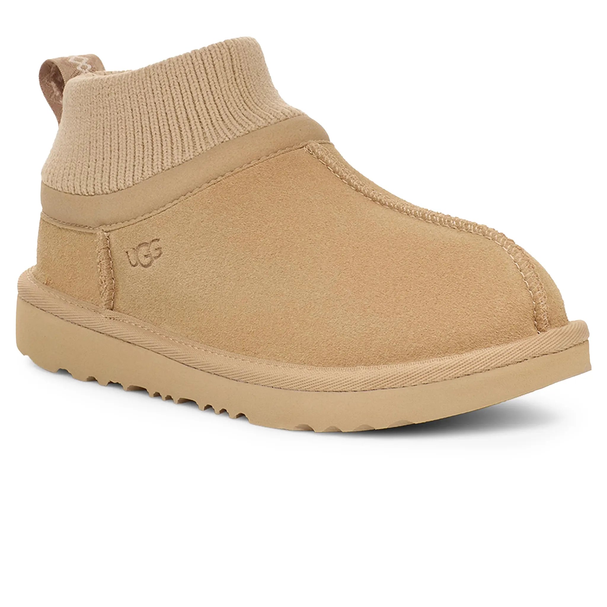 UGG Classic Ultra Stretch Cuff Kids Beige Boots - view 2