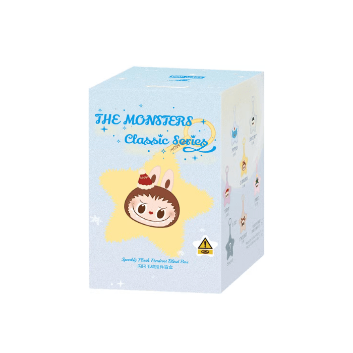 HYPE ELIXIR Pop Mart Labubu The Monsters Classic Series Sparkly Plush Pendant Single Blind Box