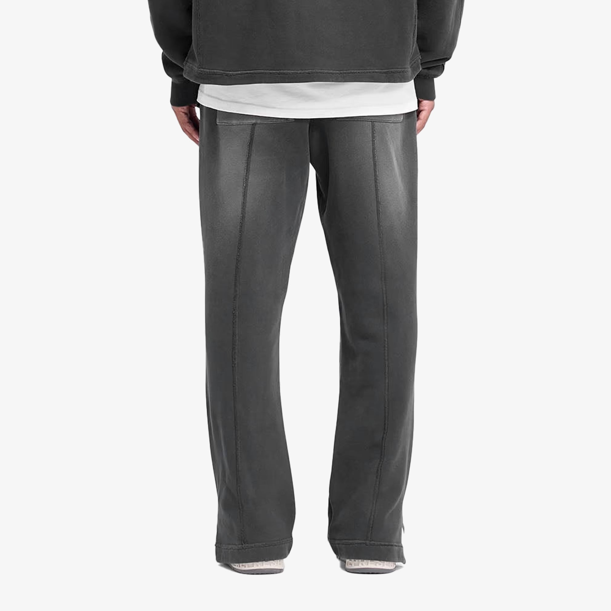 Represent | Stepped Hem Sweatpants { Stained Black - view 2