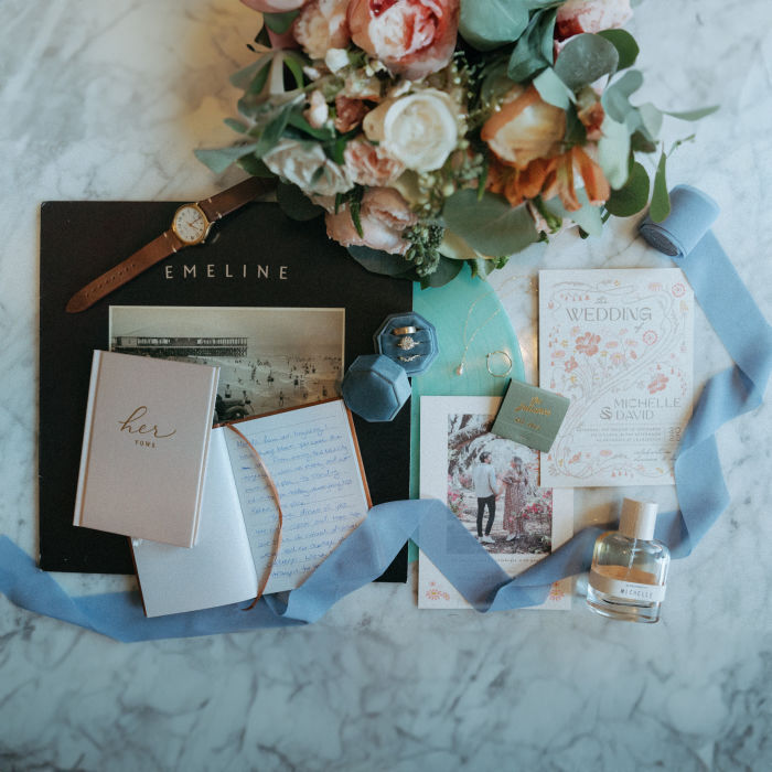 fiftyflowers.com Charleston Blushing Bride Wedding - view 2