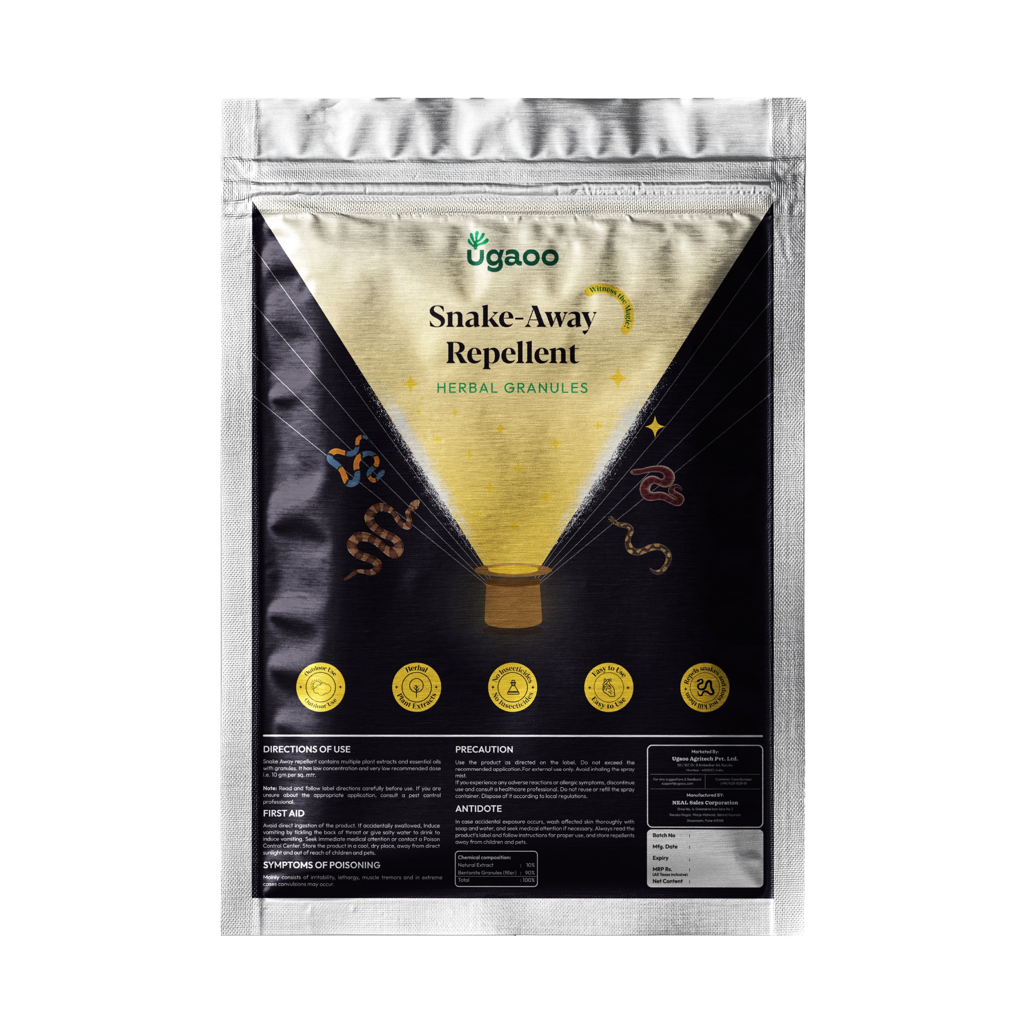 Ugaoo Herbal Snake Repellent Granules - 1 Kg