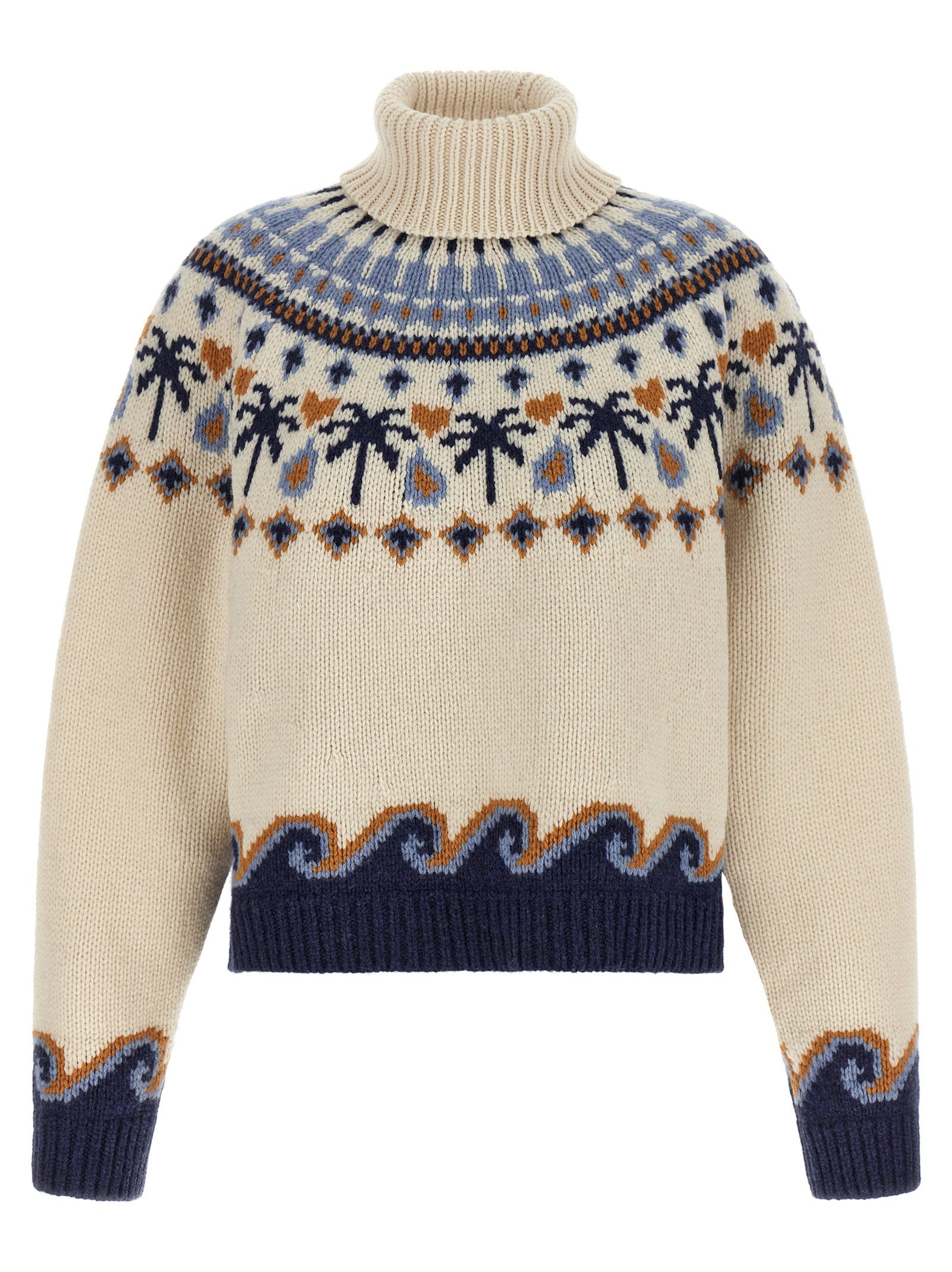 Alanui Sweet Winter Turtleneck Sweater – 100% virgin wool