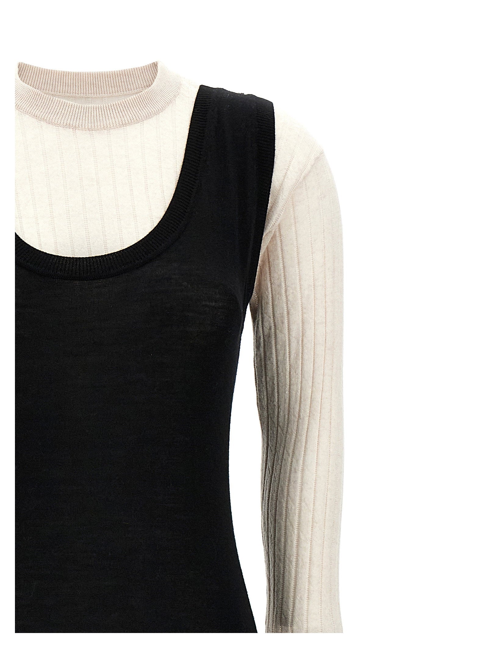Marni Multi-layered Dress – 100% wool - view 3