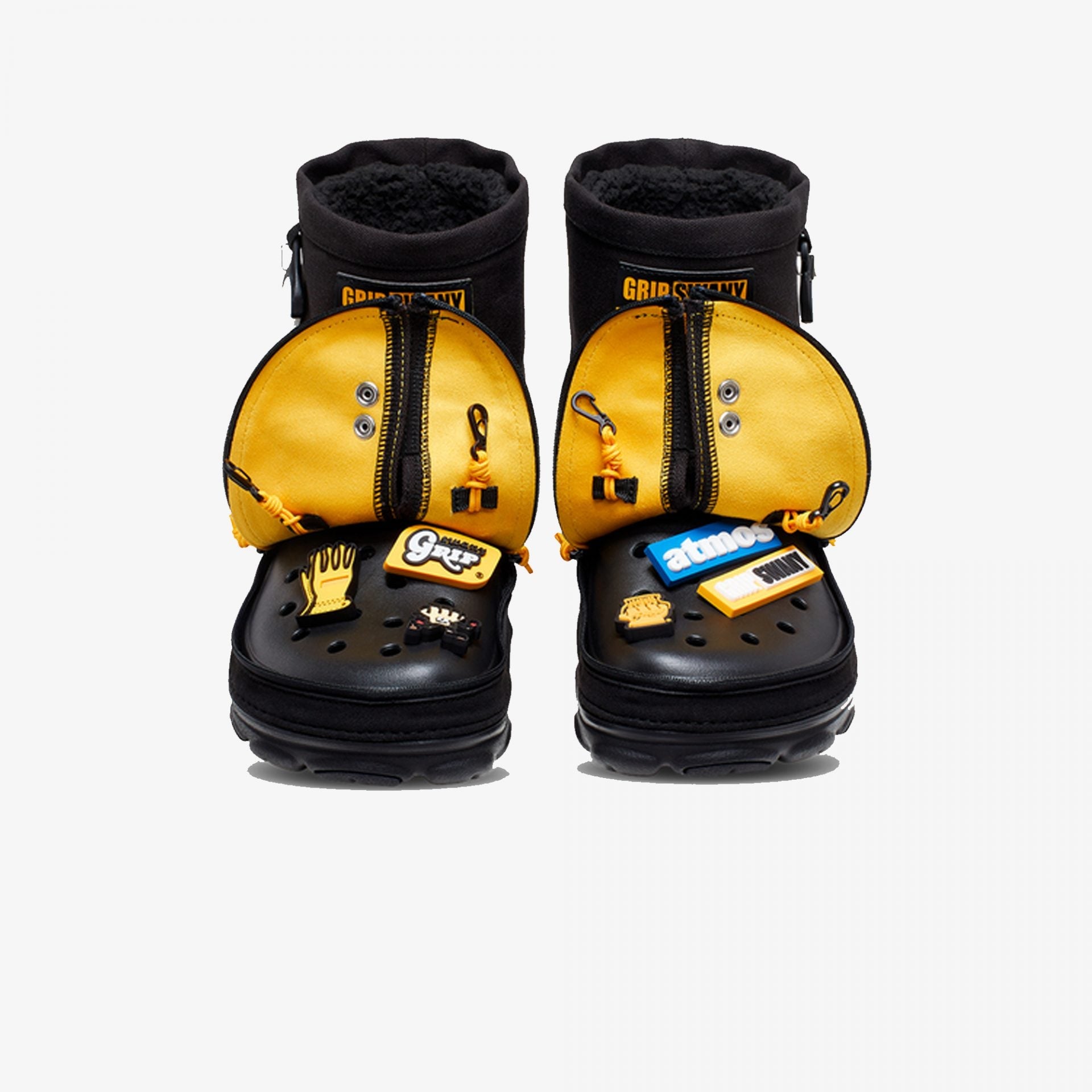 Crocs | GRIP SWANY X ATMOS X CROCS CLASSIC ALL TERRAIN CLOG { BLACK - view 3