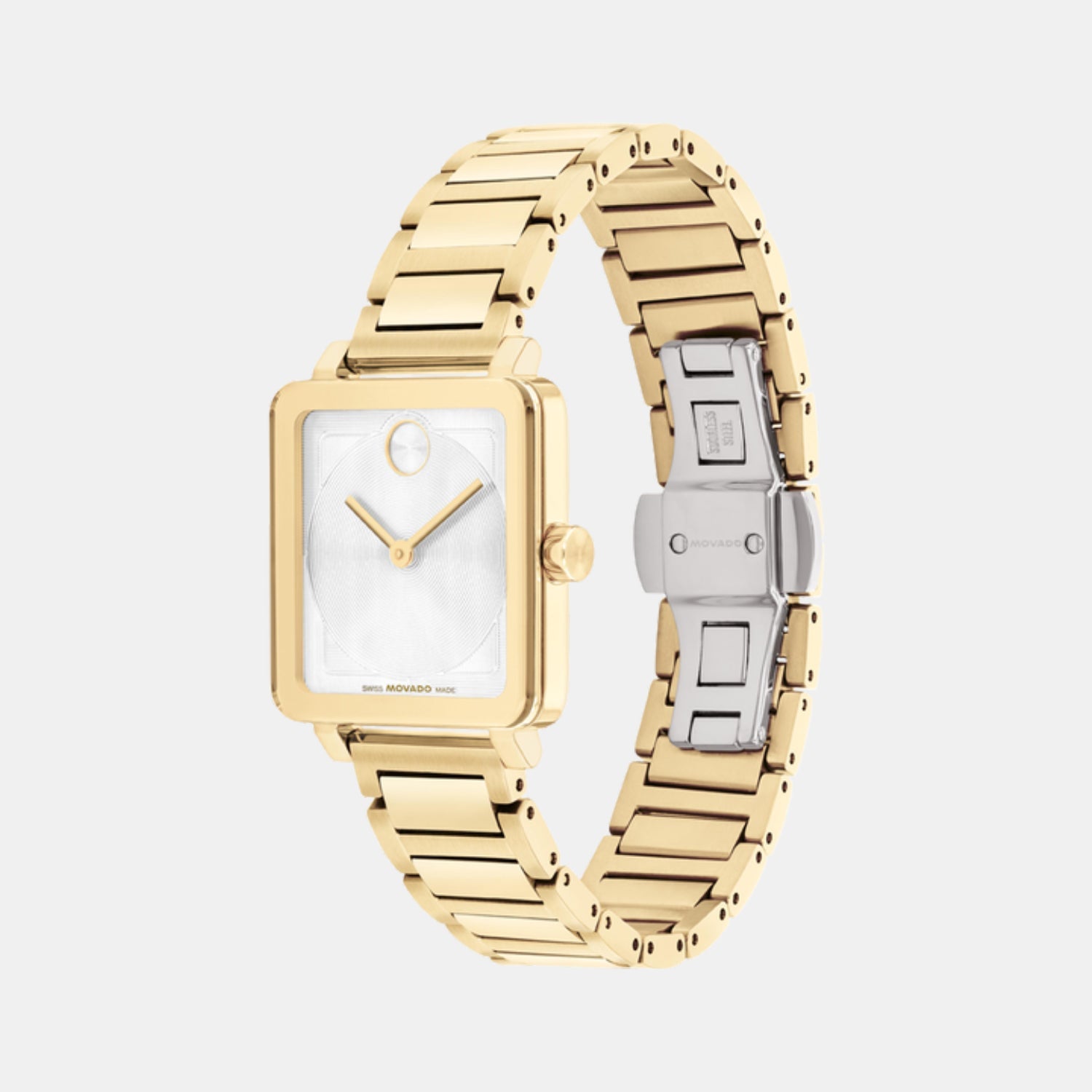 Movado Bold Women Quartz White Dial Analog Stainless Steel Watch 3601165 - view 2