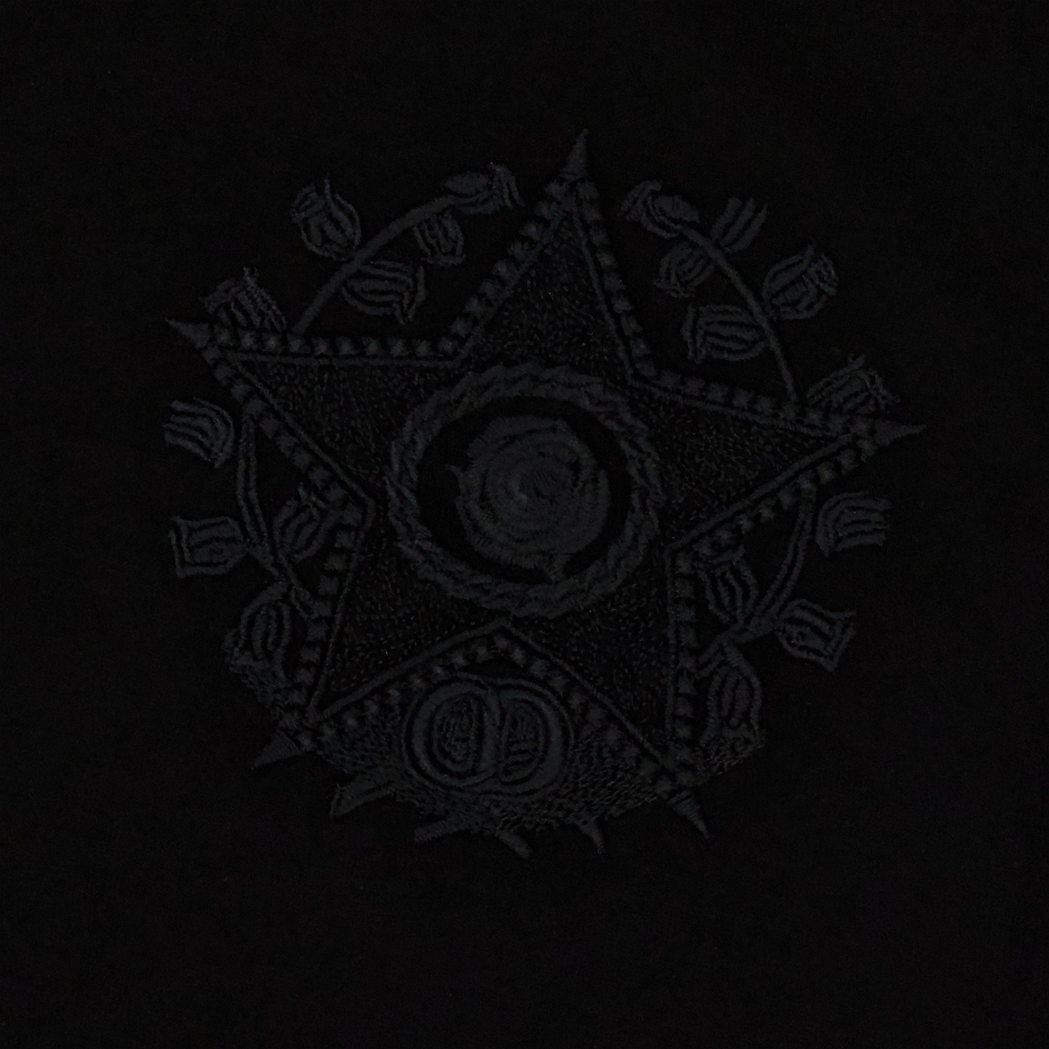 Dior CD Étoile Embroidered Oversized Black T Shirt - view 2