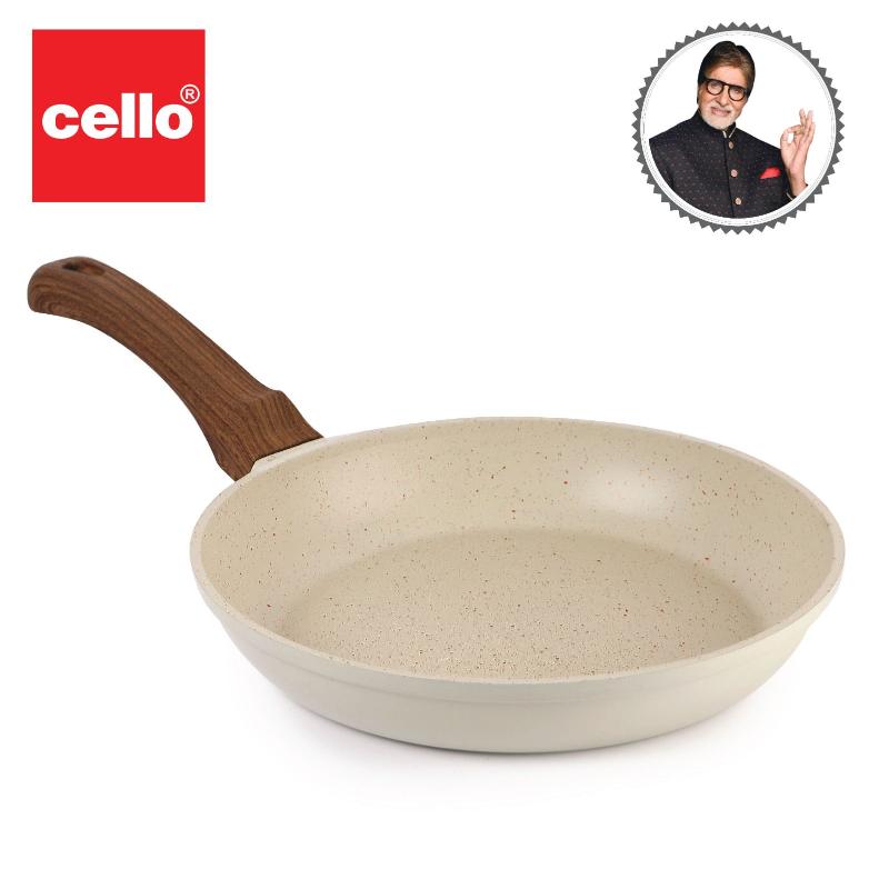Cello Castello Die Cast Induction Base Taper Fry Pan - view 14