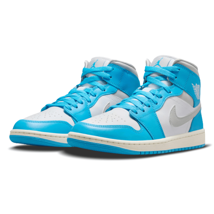 HYPE ELIXIR Air Jordan 1 Mid Dark Powder Blue (Women's) - view 2