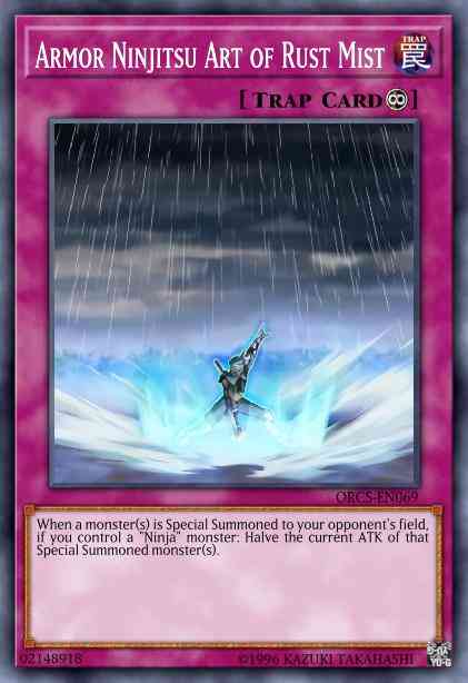 Yu-Gi-Oh! Armor Ninjitsu Art of Rust Mist - SHVA-EN030 - Super Rare - 1st Edition