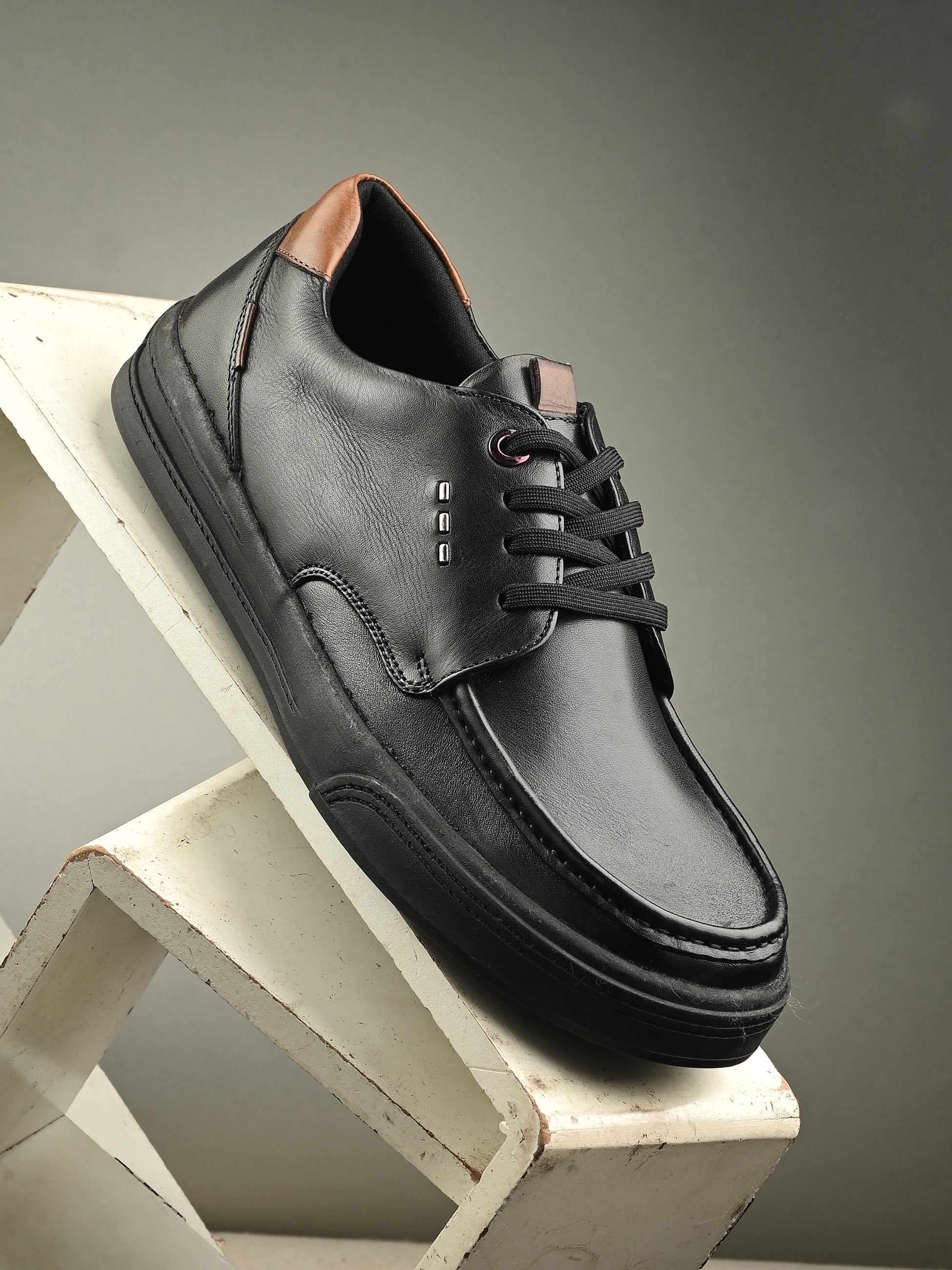 Moonwalk Lace-Up Sneakers by Aspeerio - view 2