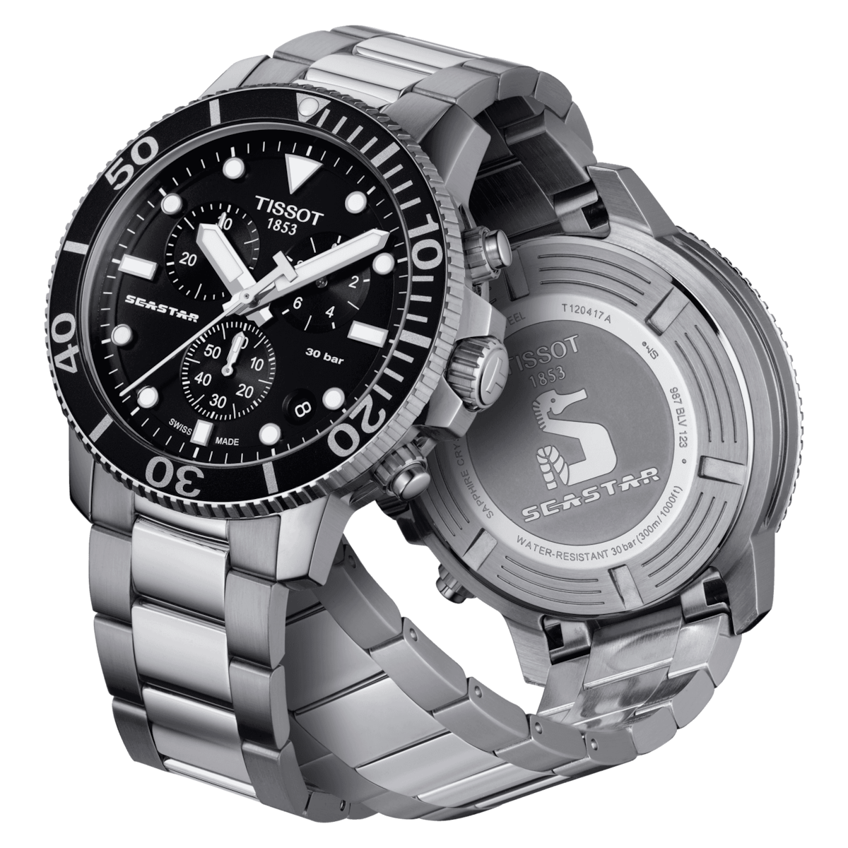Tissot T-Sport Black Dial Men 45.5mm - view 2