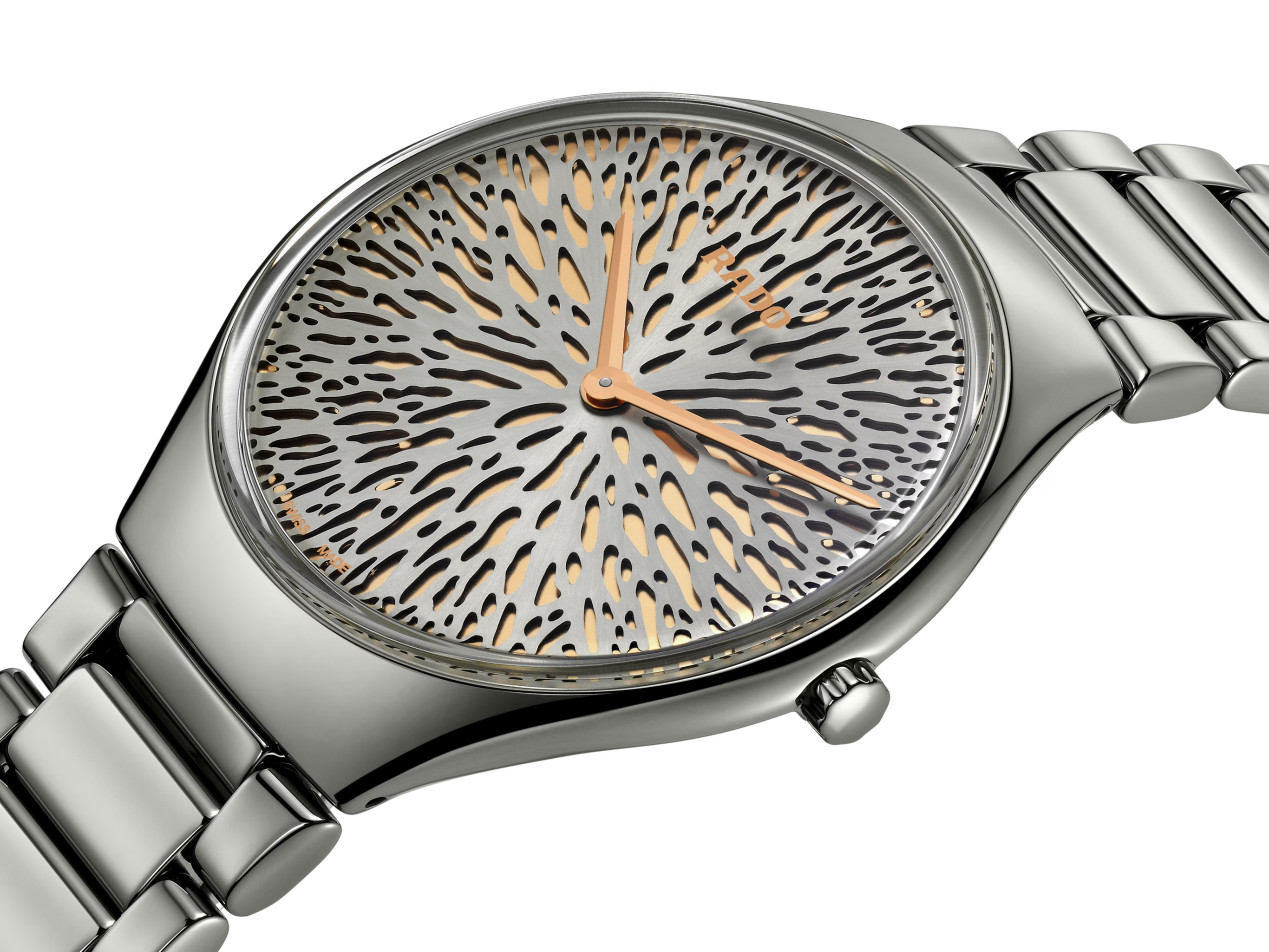 Rado True Round Thinline X Great Gardens of the World Rhodium, Rose Gold Dial Unisex 40mm - view 2