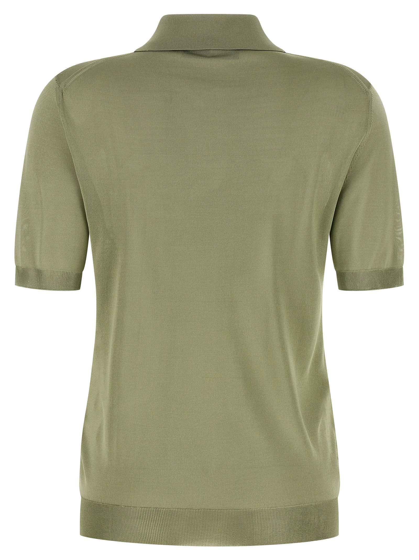 Fendi Shiny Viscose Polo Shirt – 100% viscose - view 2