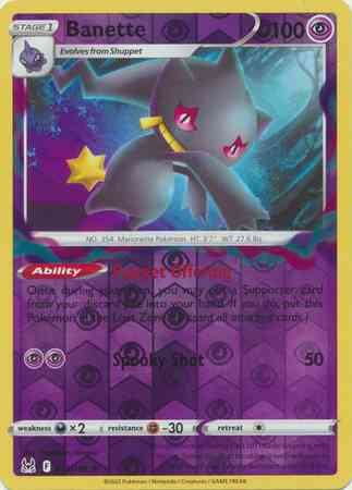 Rare swsh11-073 reverse – Pokémon Banette - 073/196 - Rare [swsh11-073] [Reverse Holo]