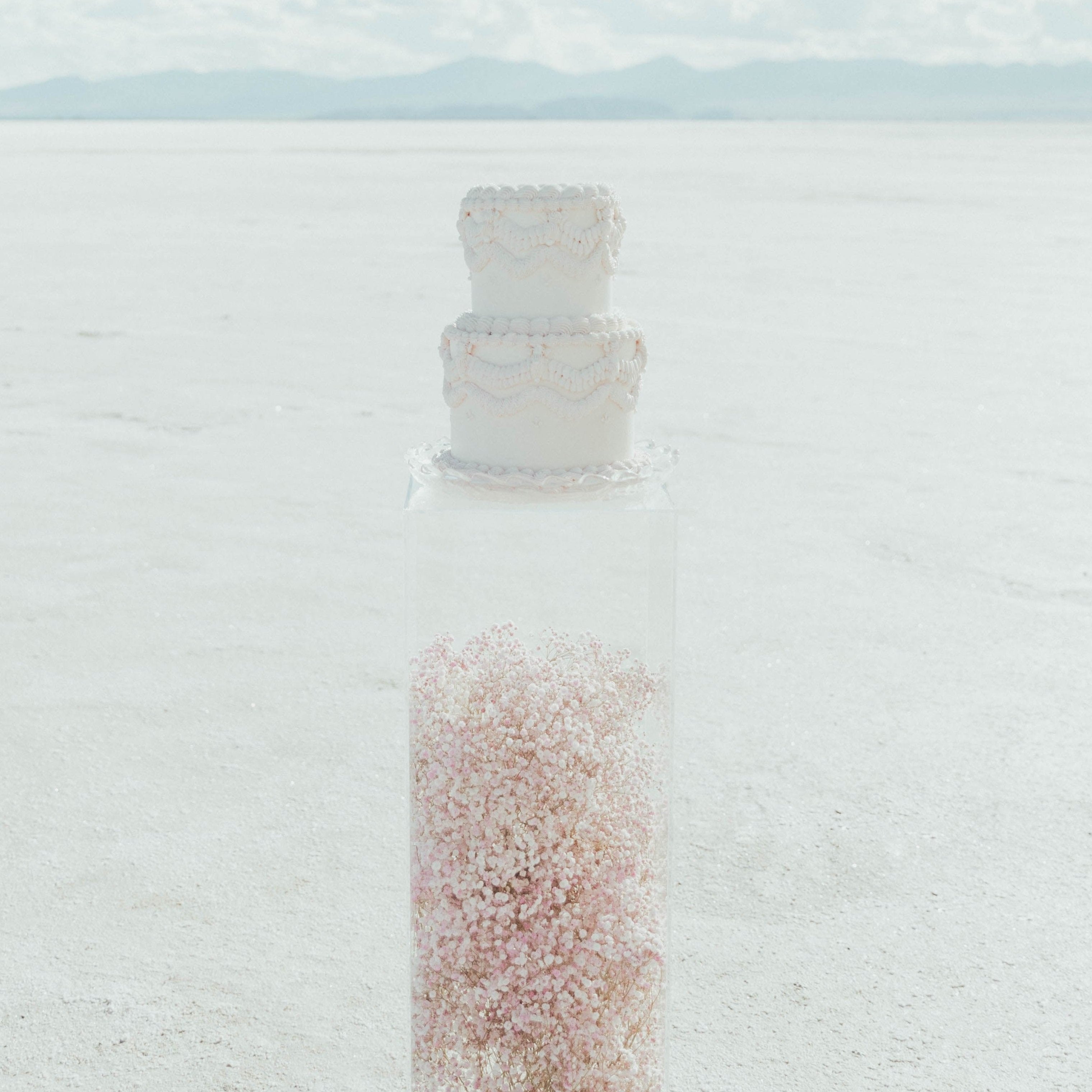 fiftyflowers.com Garden Couture Pink Salt Flats Wedding Editorial - view 7
