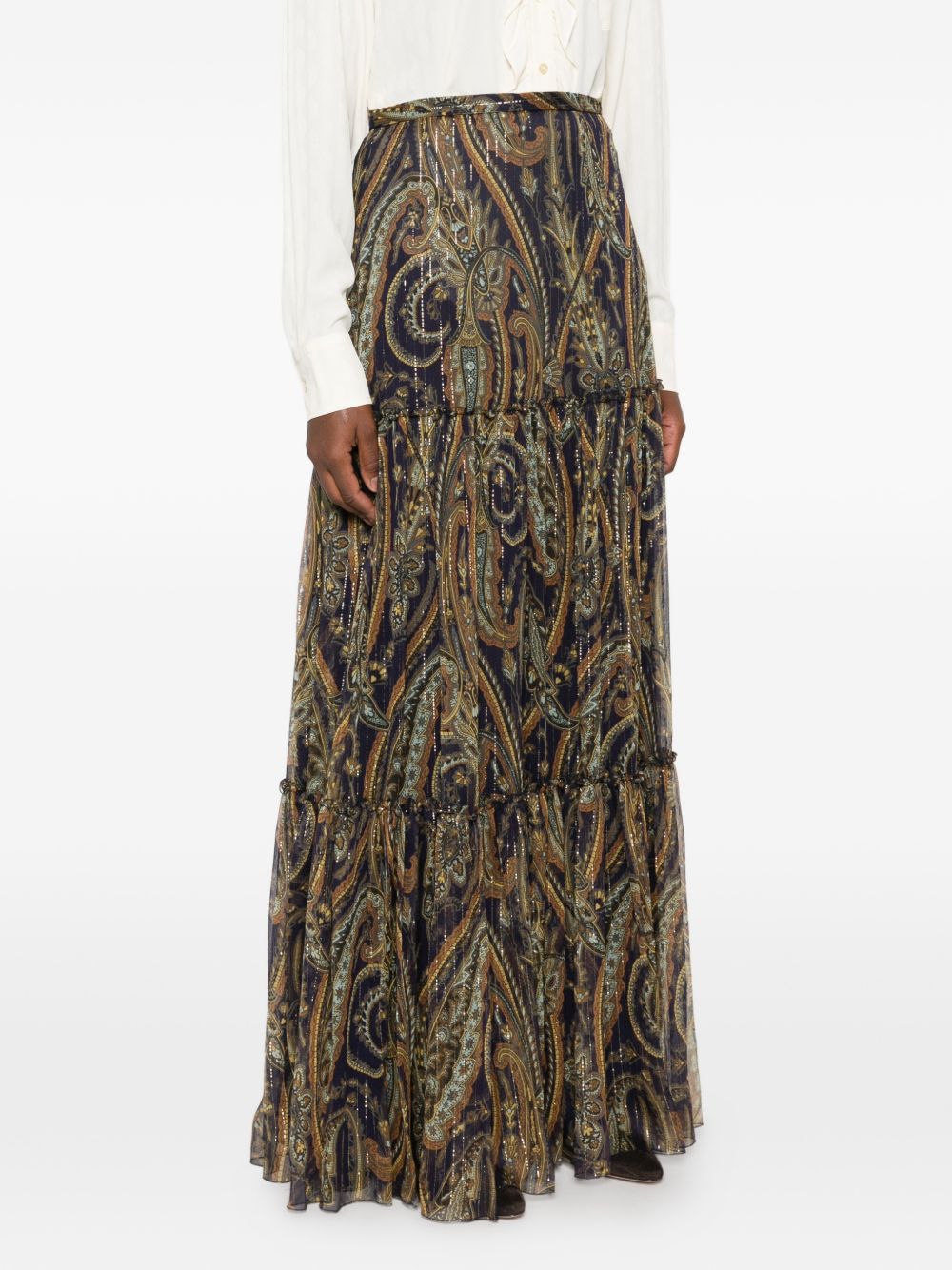 Etro Skirts BROWN - view 4