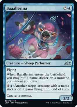 Baaallerina 35 unfinity – Magic Baaallerina [35] [Unfinity] [Non-Foil]