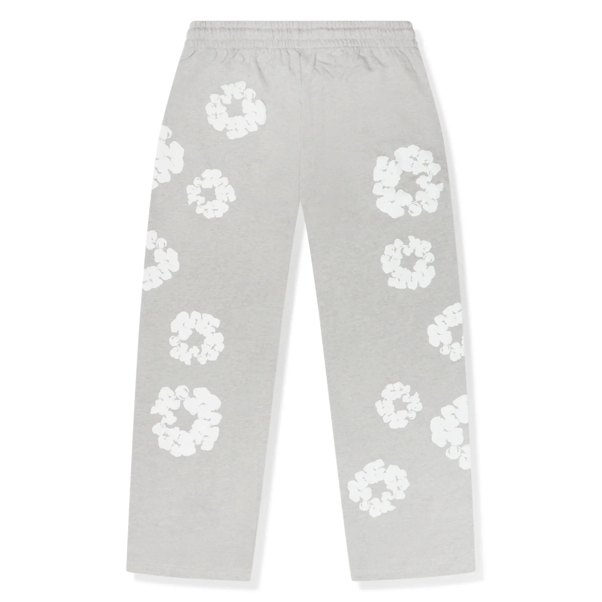 Denim Tears The Cotton Wreath Baggy Grey Sweatpants - view 2