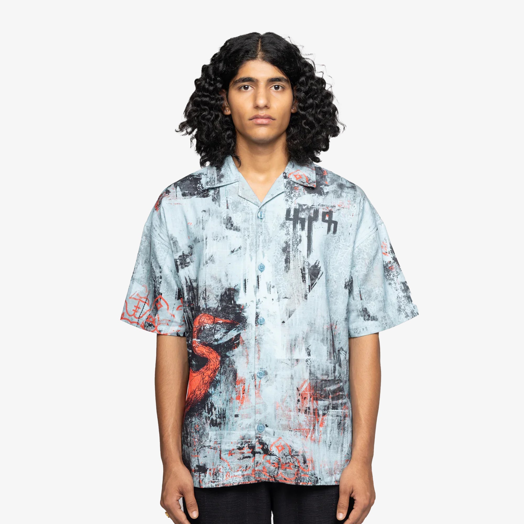 F A R A K | Missing Home Shirt { Blue/blue