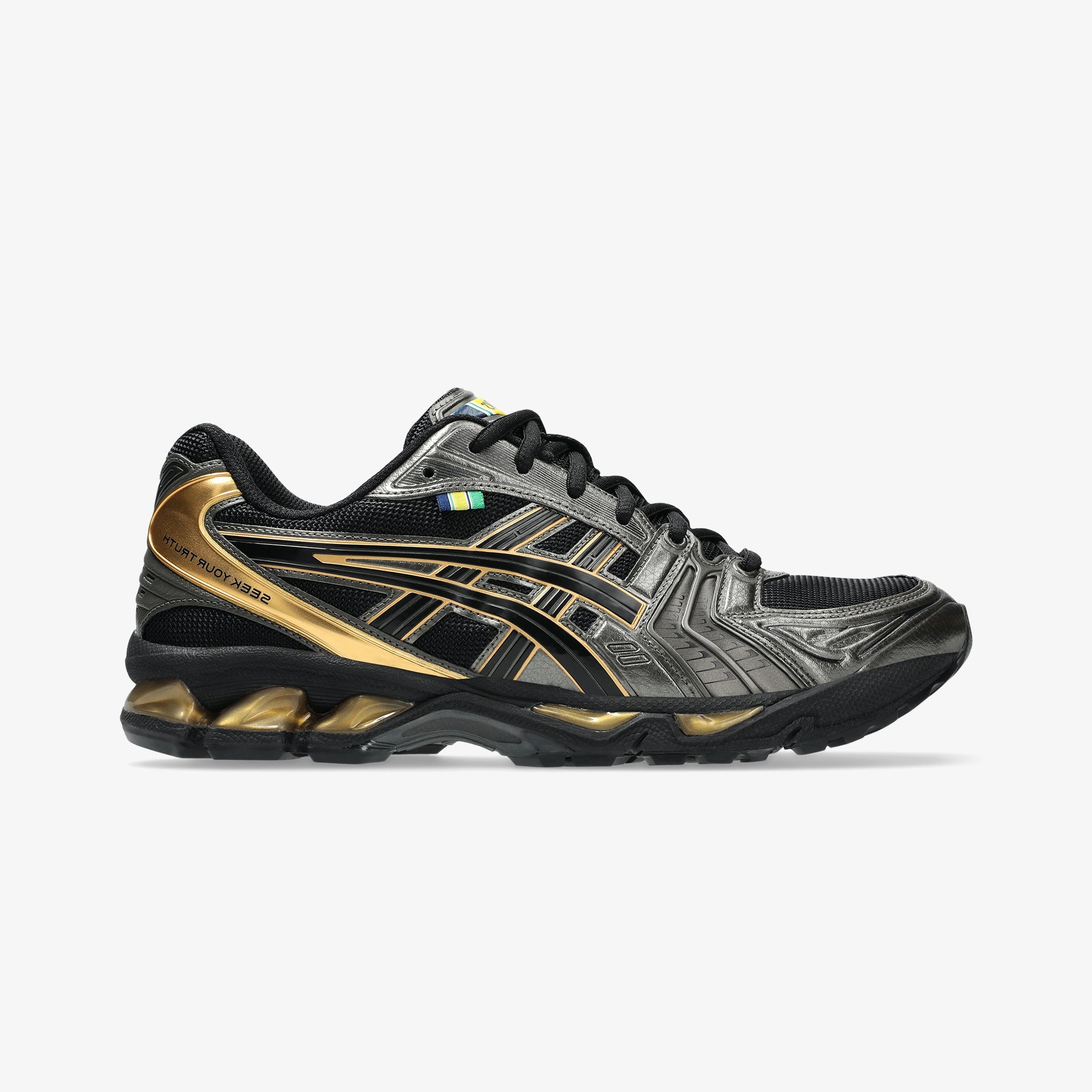 ASICS | SENNA x GEL KAYANO 14 { BLACK/PURE GOLD