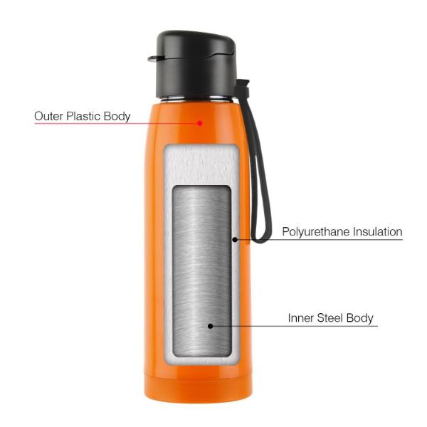 Cello Puro Steel-X Cooper 600 Water Bottle, 630ml - view 6