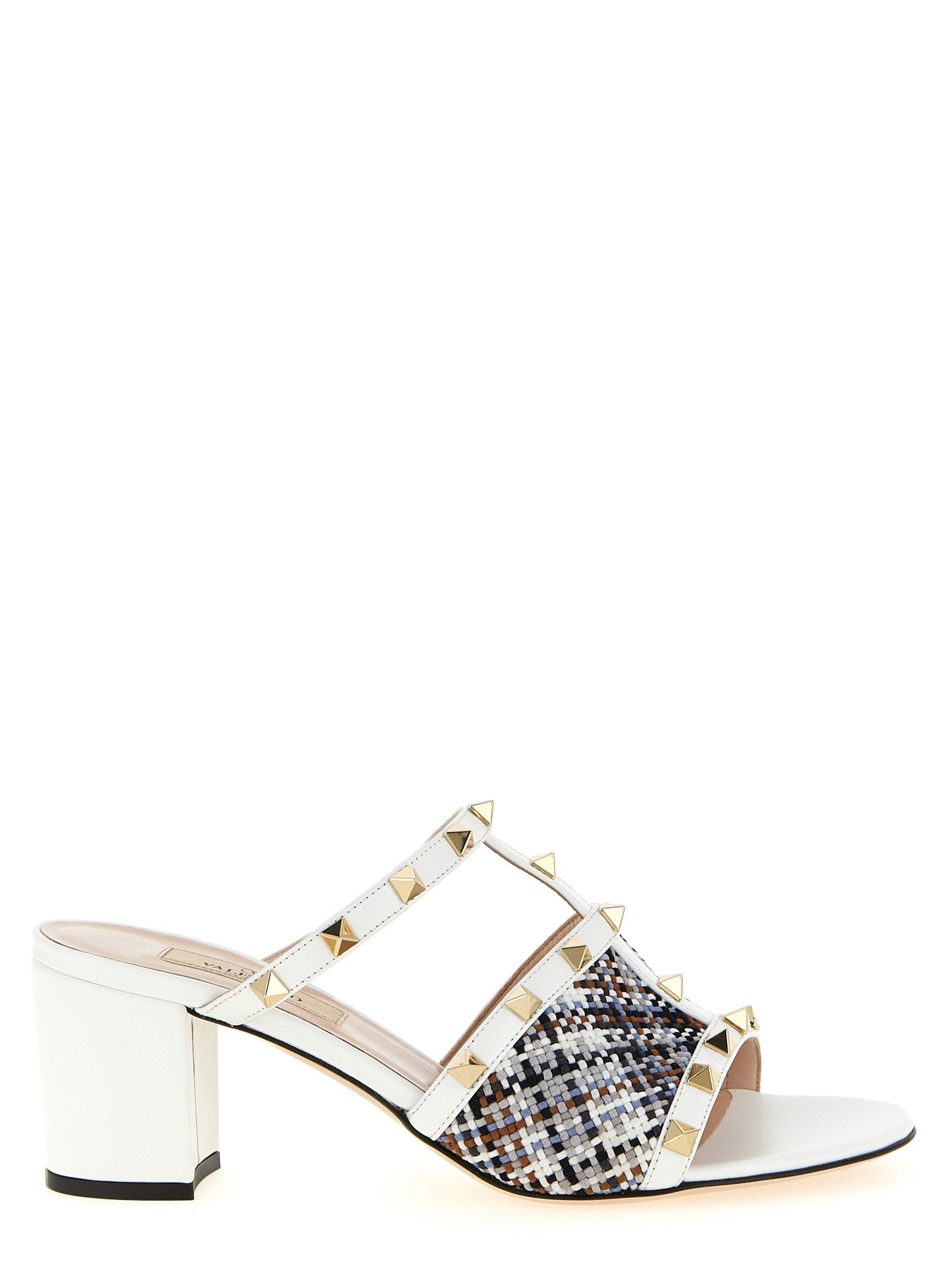 Valentino Garavani Rockstud Slides – 100% polyester