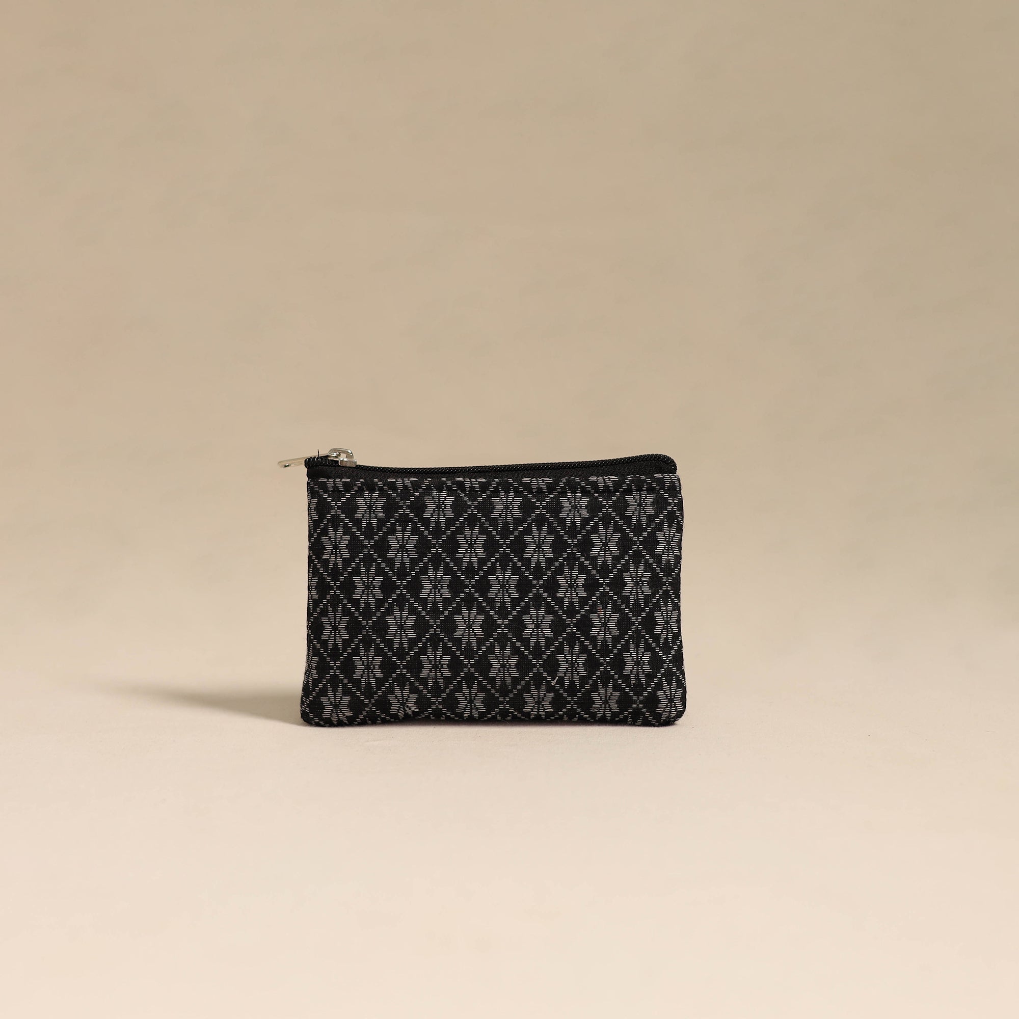 NOORI BAZAR Black - Handmade Quilted Cotton Coin Pouch 21