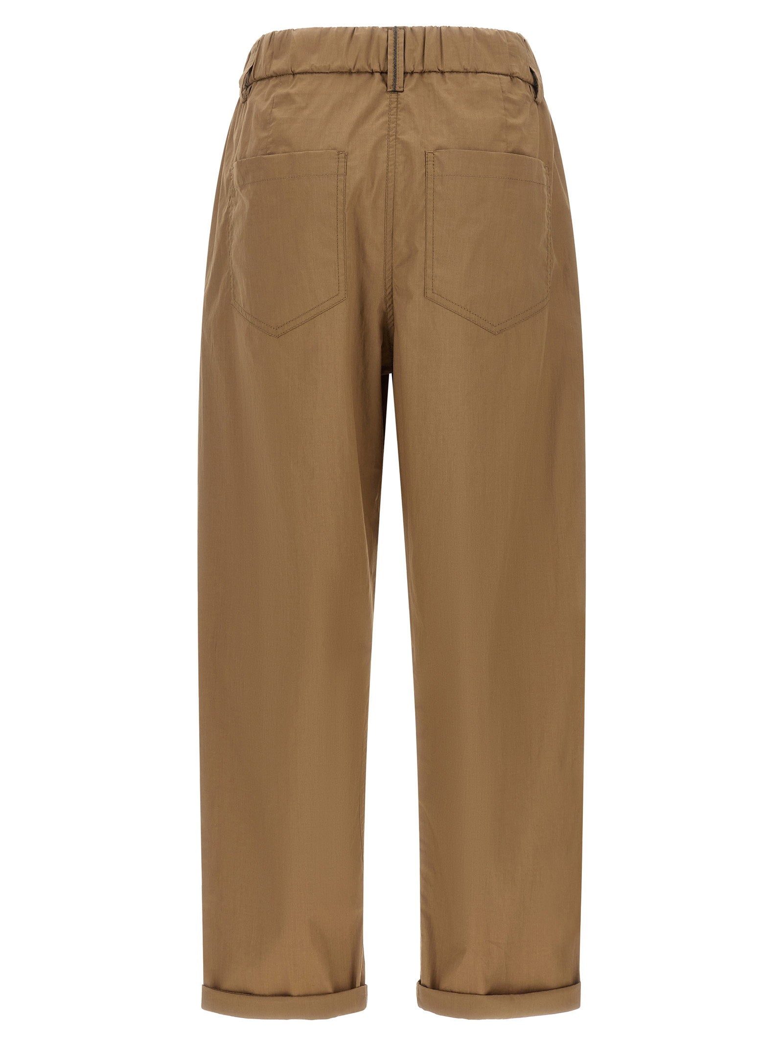 Brunello Cucinelli Track Poplin Pants – 100% cotton - view 2