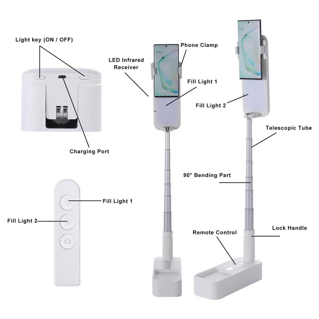 Cpensus Multi-Functional Phone Smart Tripod For Content Creators - view 6