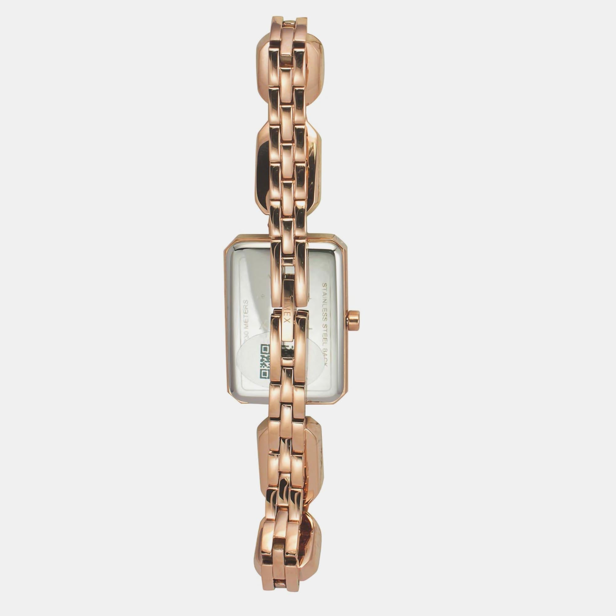 Timex Fria Women Quartz Blue Dial Analog Brass Watch TWEL16900 - view 4