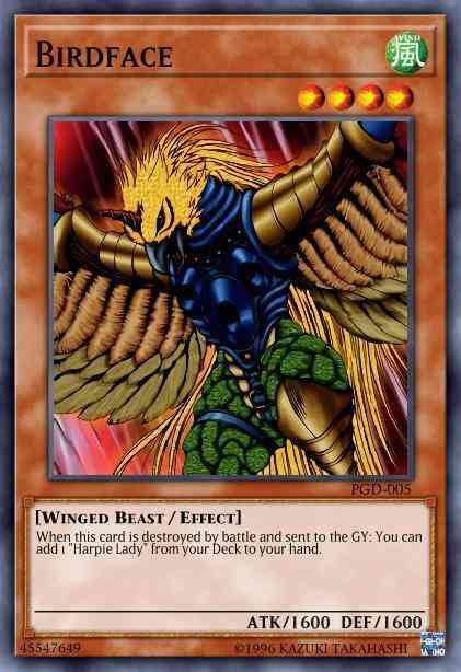 Yu-Gi-Oh! Birdface - DB2-EN208 - Common - Unlimited