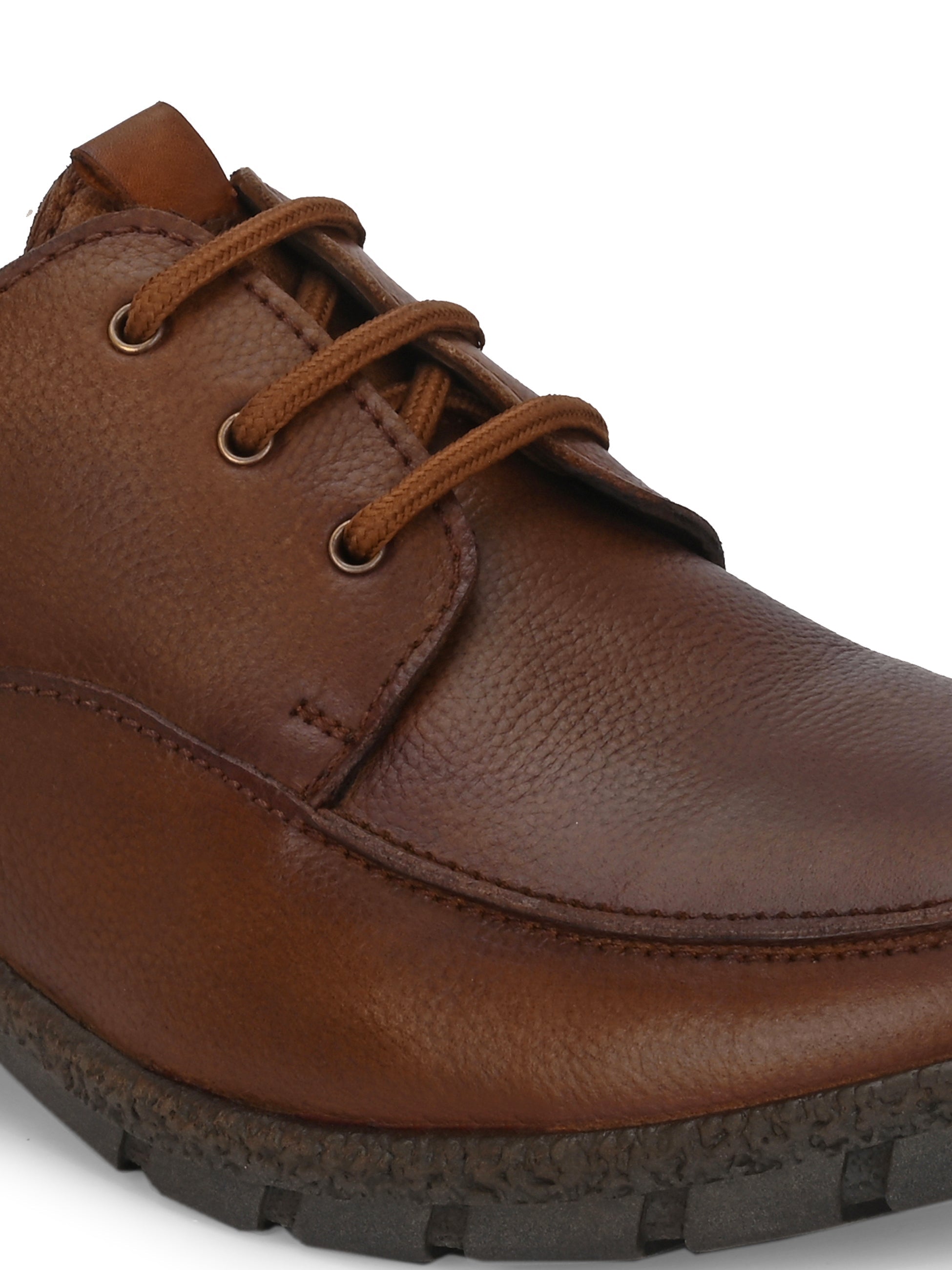 Mudtrail Lace-Up Shoes by Aspeerio – Brown - view 5