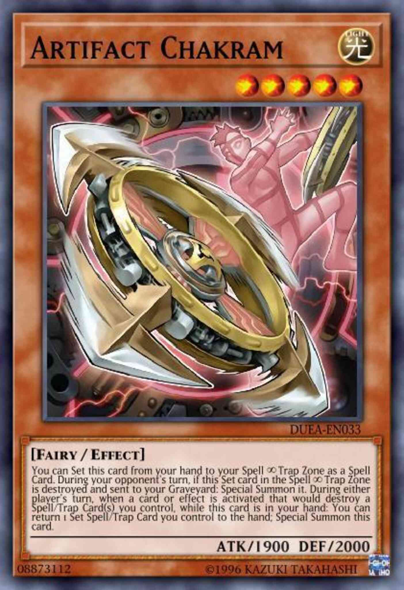 Yu-Gi-Oh! Artifact Chakram - MP15-EN088 - Common - 1st Edition
