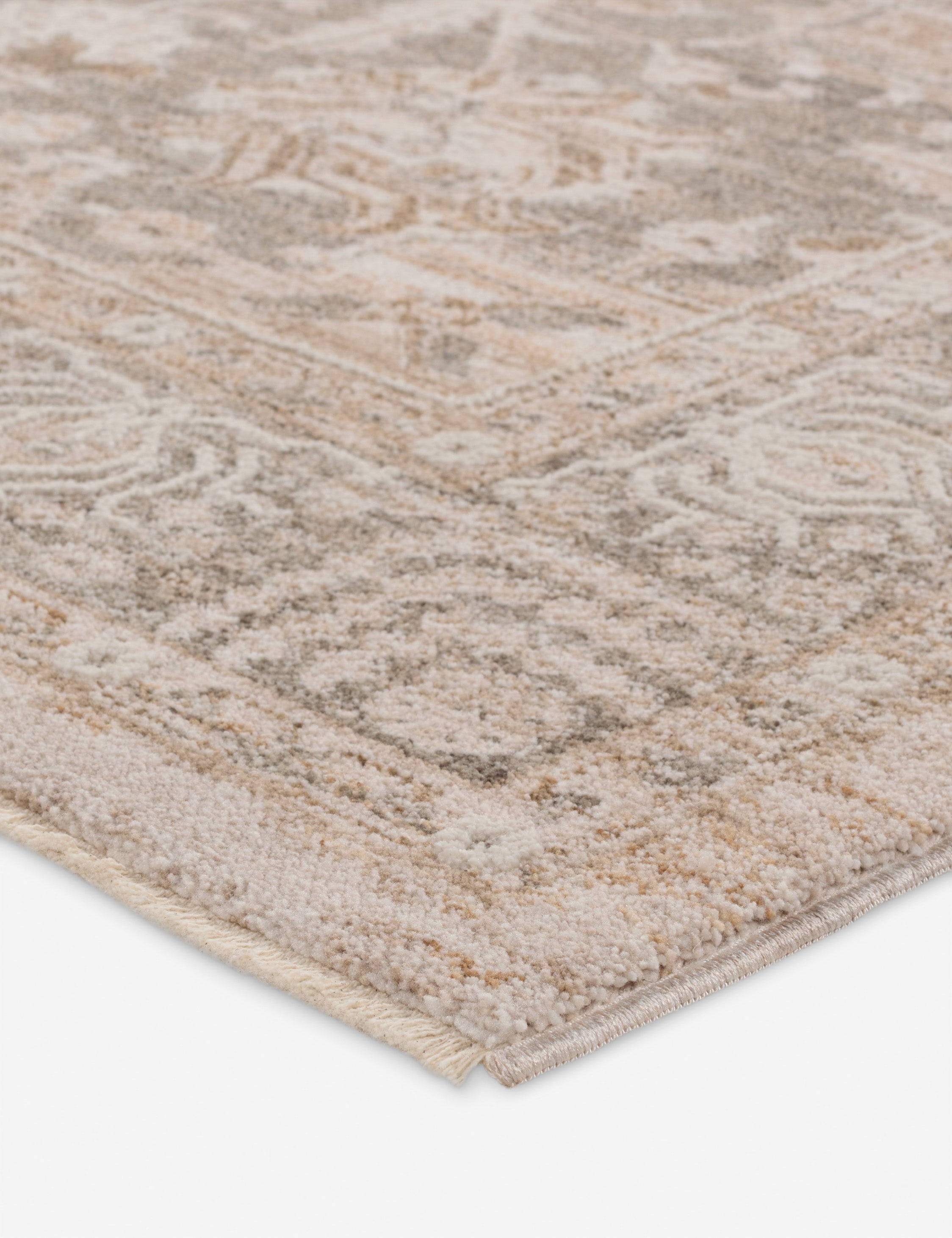 Lulu and Georgia Malak Rug – Beige and Gray - view 2