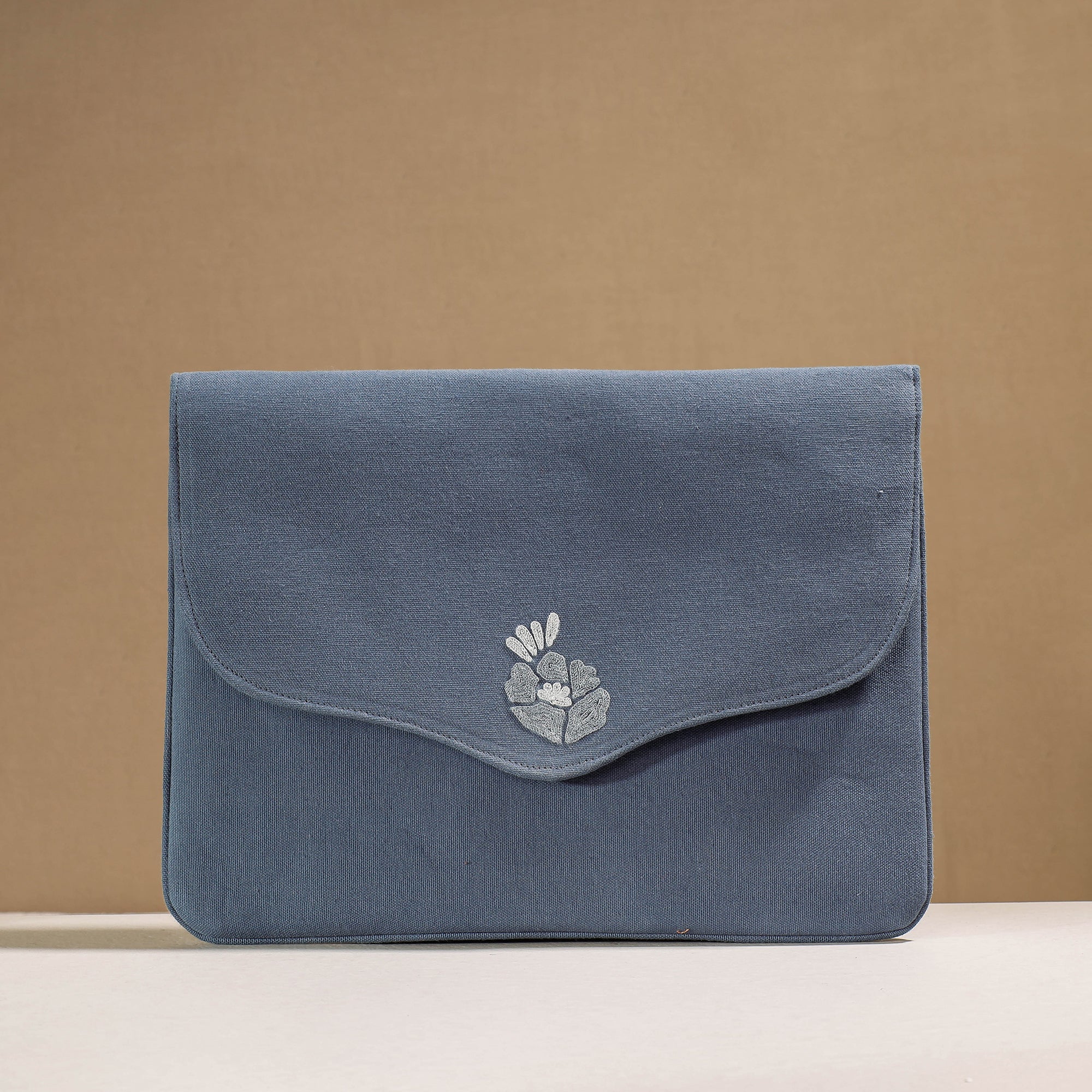ITOKRI CRAFTS INITIATIVE Aari Hand Embroidery Cotton Duck IPad Sleeve (10 x 13 in) - view 2