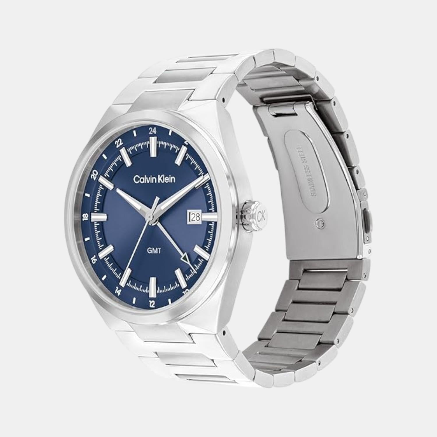 Calvin Klein Distinguish Men Quartz Blue Dial Analog Stainless Steel Watch 25200488 - view 2