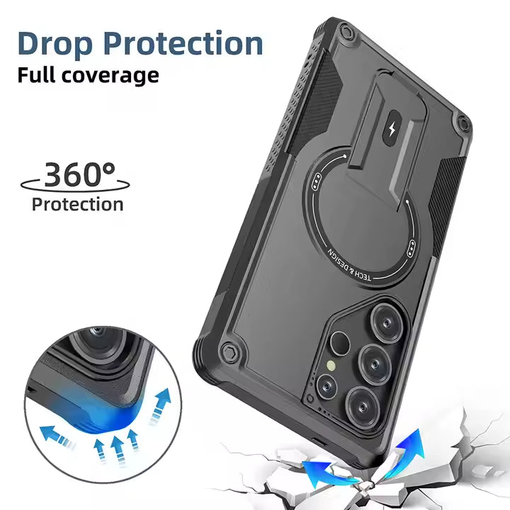 Million Cases Hyper Grip Hold Invisible Kickstand Case - Samsung - view 4