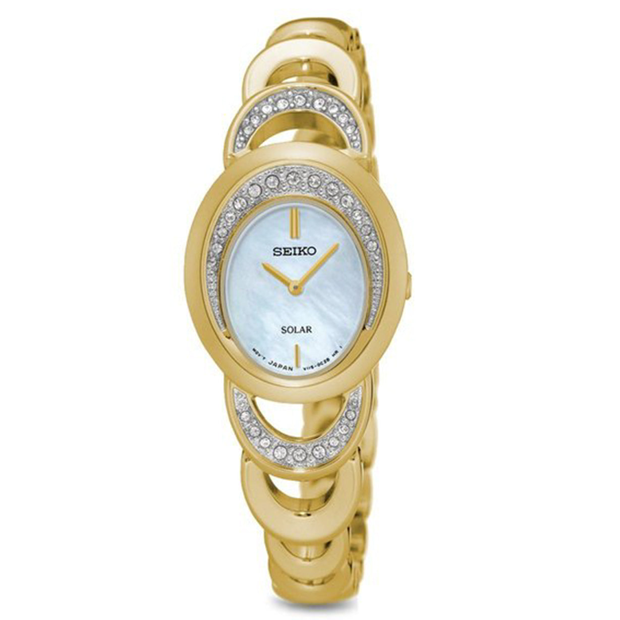 Seiko Solar Mother Of Pearl Dial Women 22.9mm - view 3