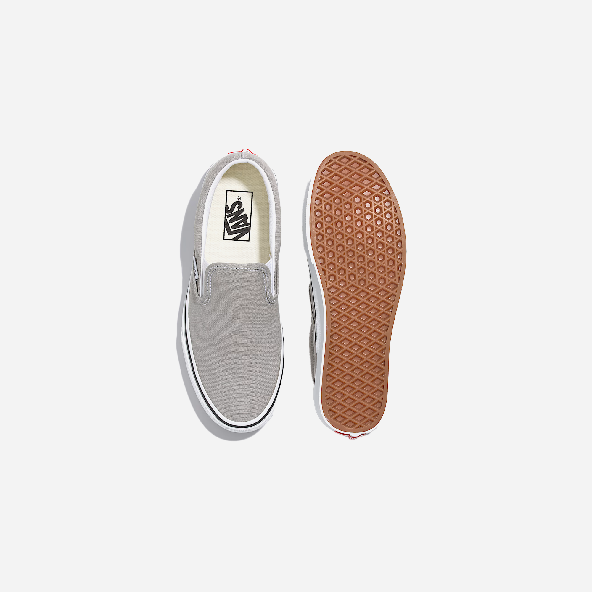 Vans Classic Slip-On Shoe Drizzle Grey / White - view 3