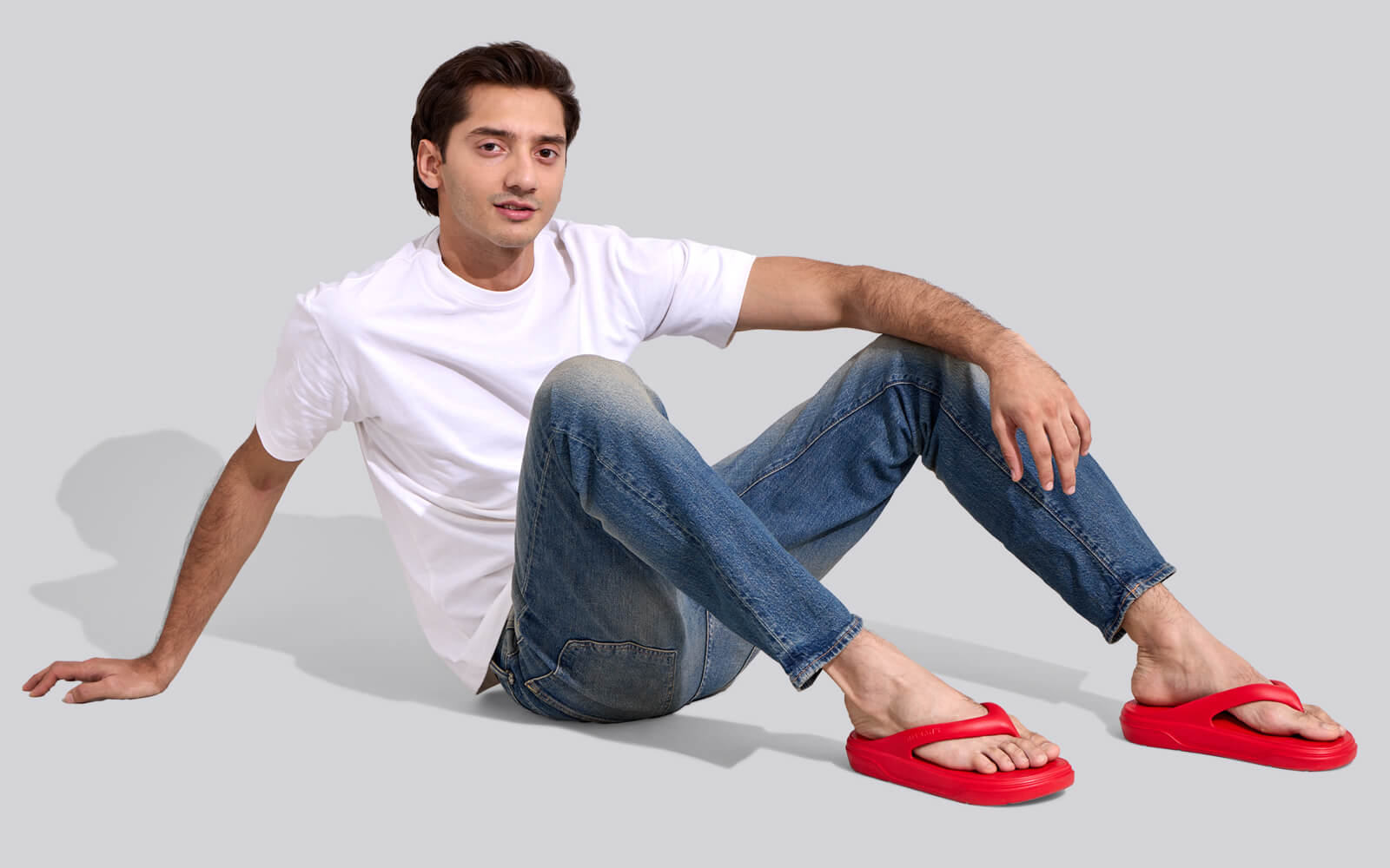 Neeman's Cushers Flips For Men : Red - view 8