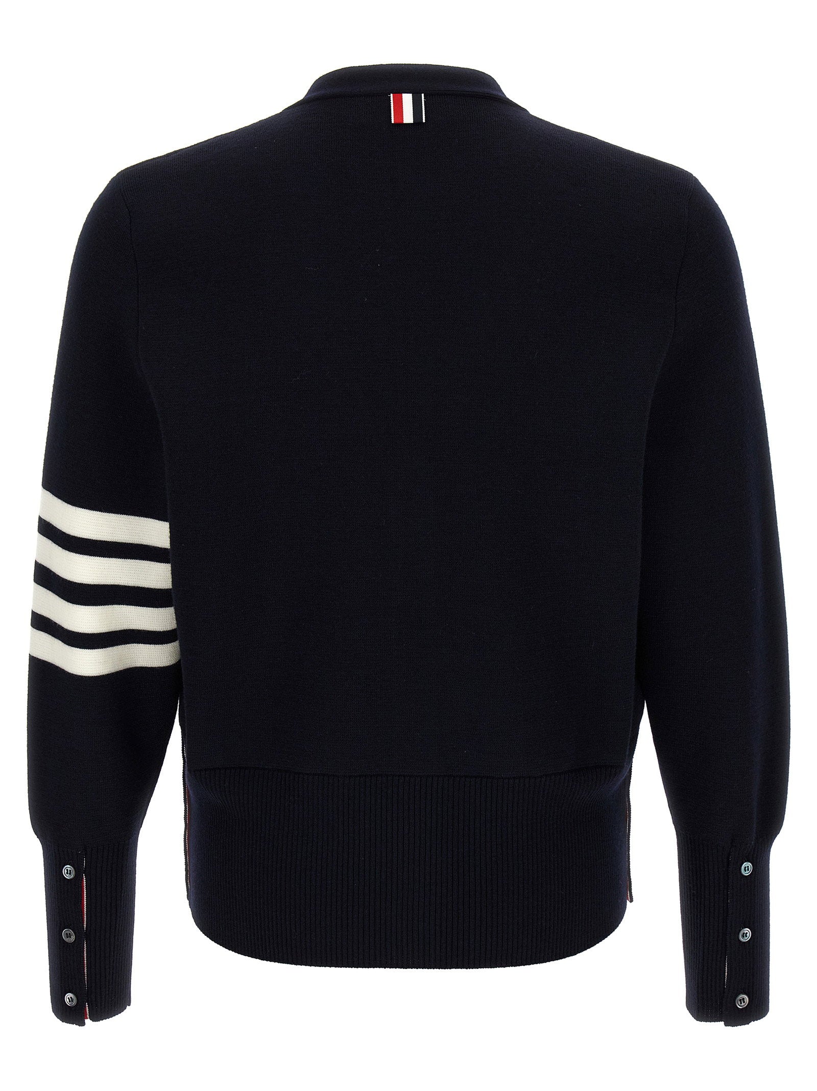 Thom Browne 4-bar Wool Cardigan – 100% virgin wool - view 2