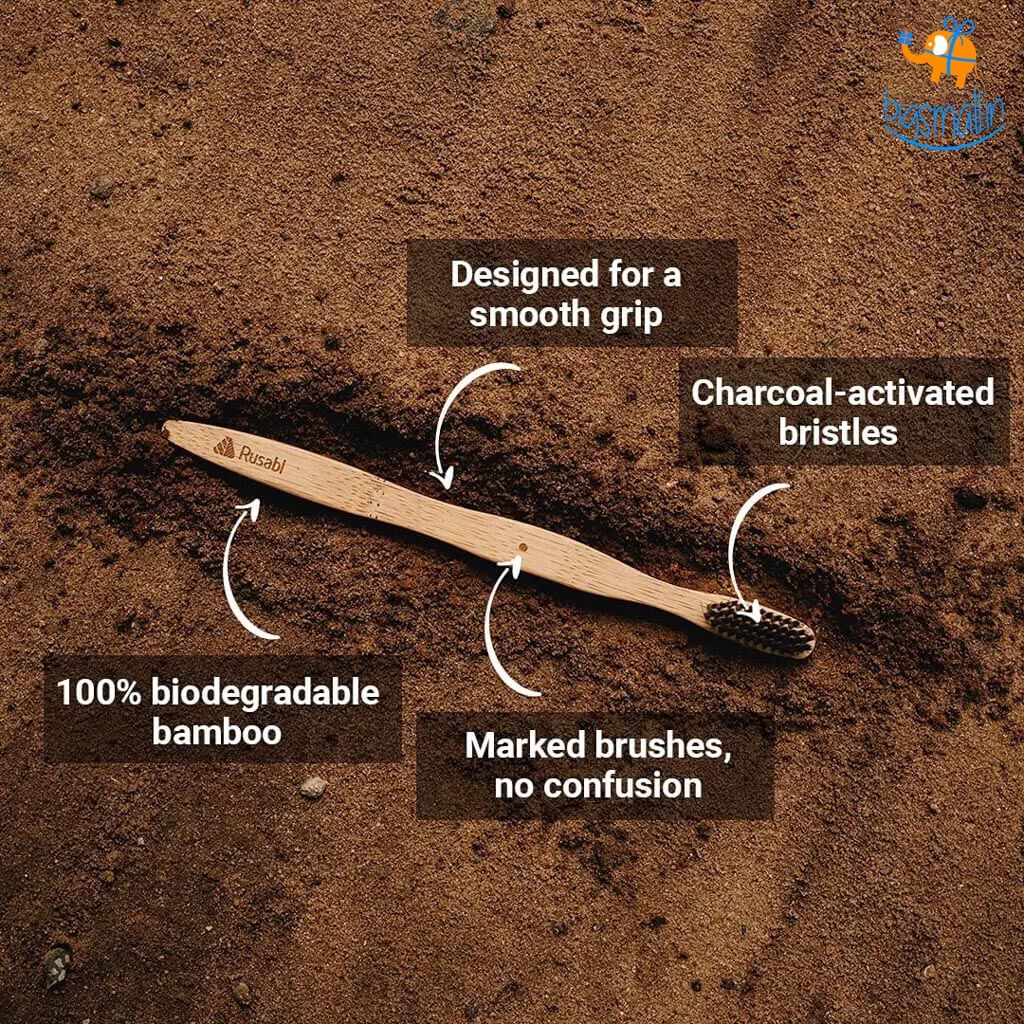 Evenflowbrands Eco-Friendly Bamboo Toothbrush - view 7
