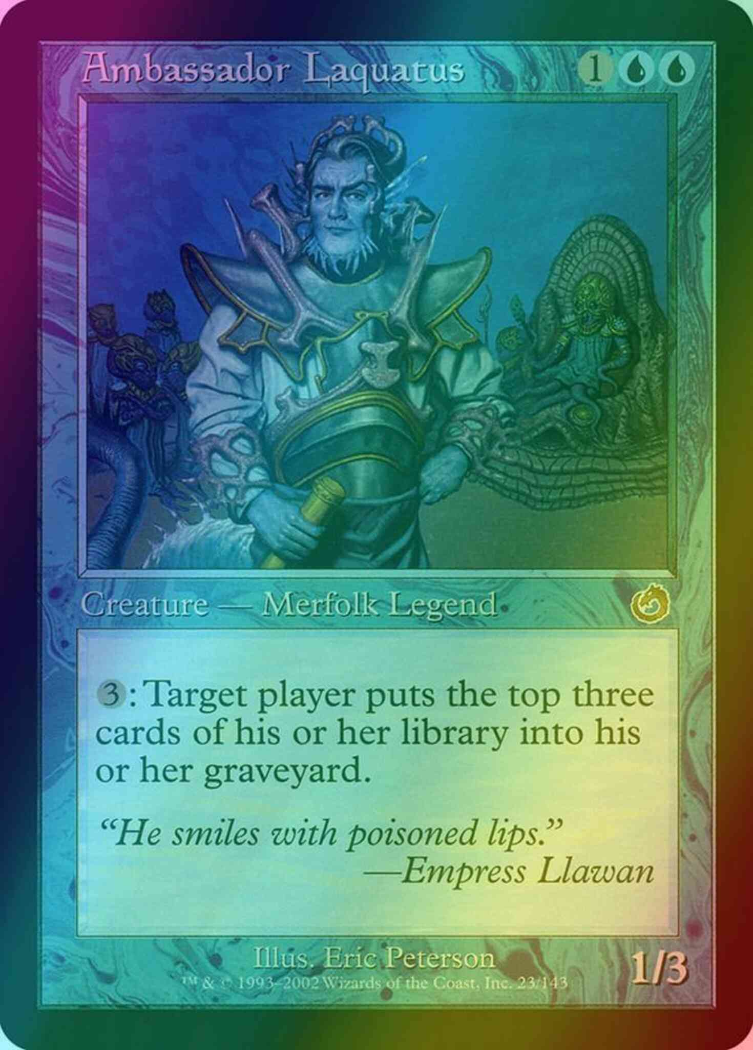 Ambassador laquatus 23 – Magic Ambassador Laquatus [23] [Torment] [Foil]